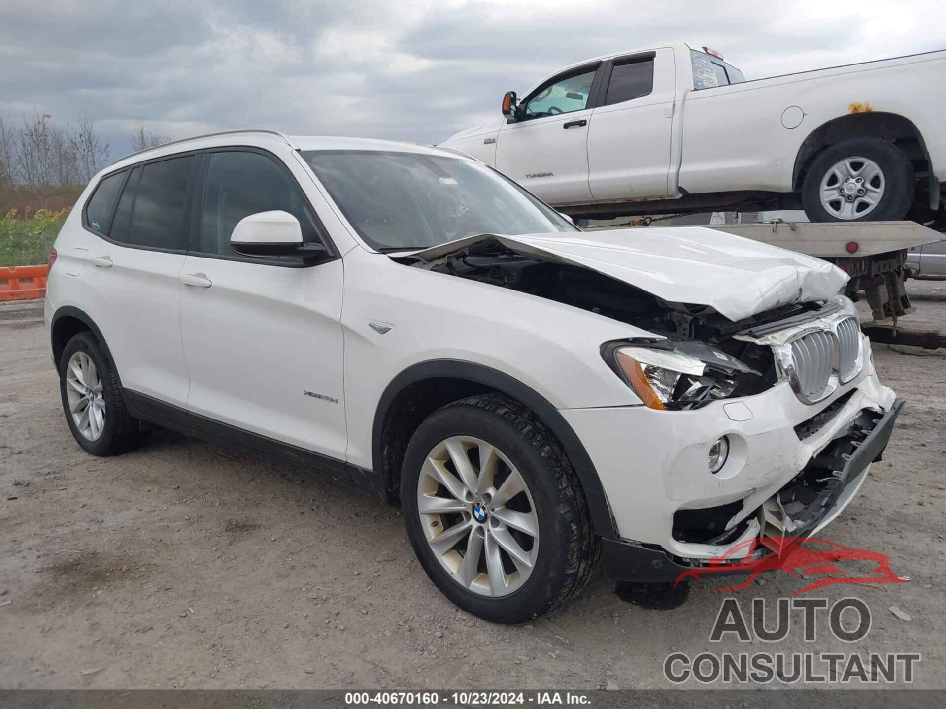 BMW X3 2016 - 5UXWY3C52G0N87709