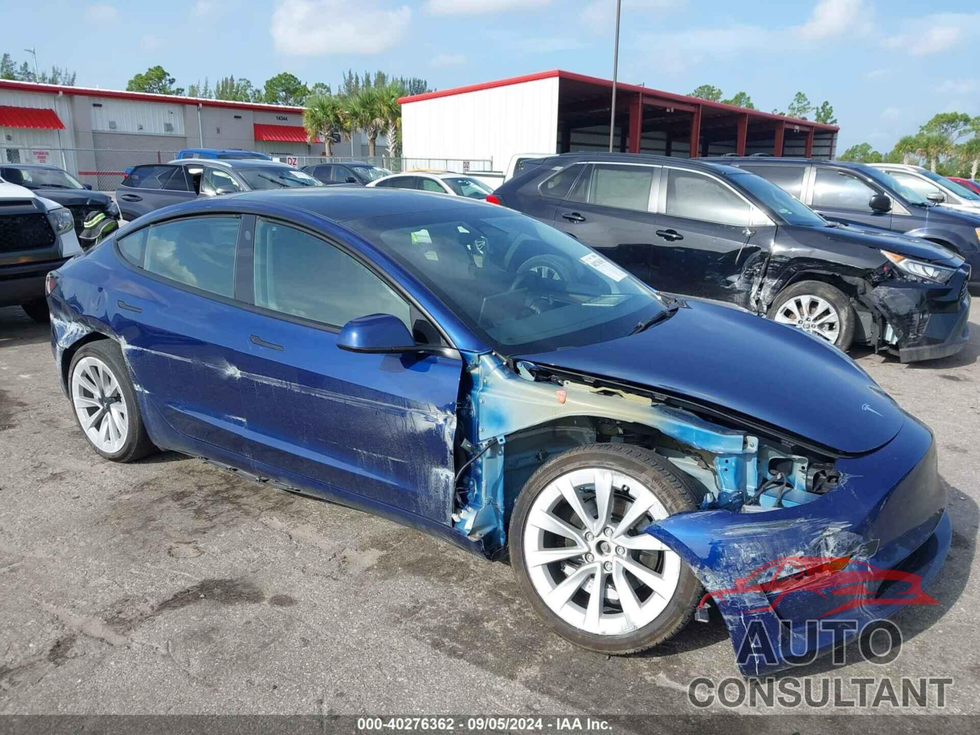 TESLA MODEL 3 2022 - 5YJ3E1EB6NF289764