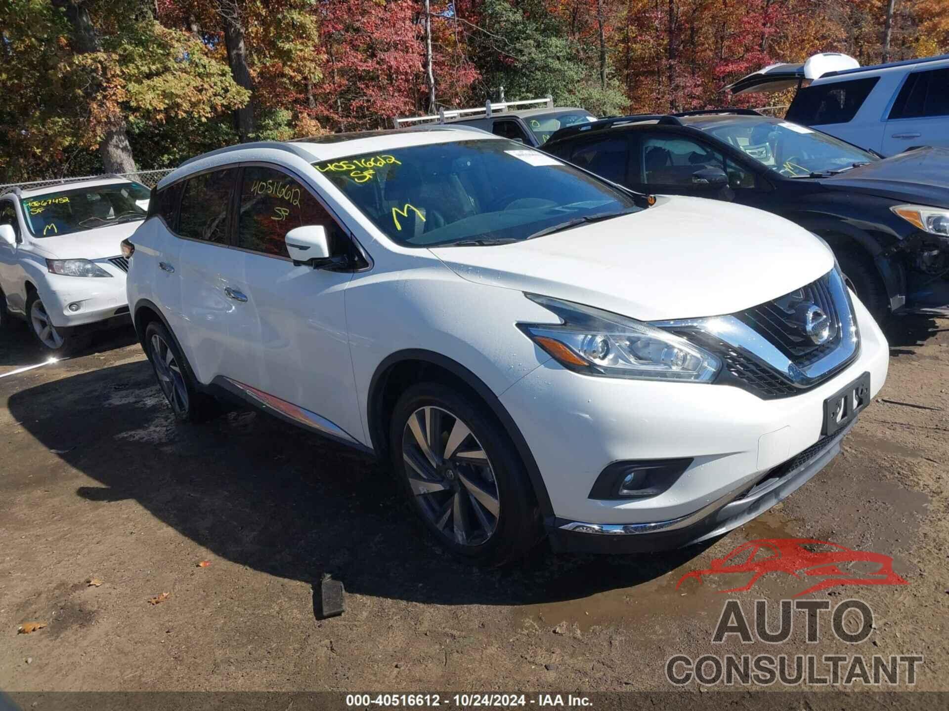 NISSAN MURANO 2018 - 5N1AZ2MH3JN159102