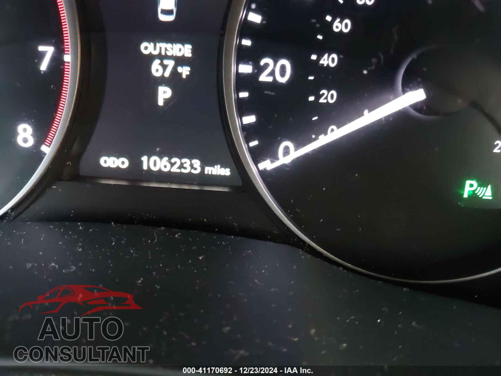 LEXUS ES 2013 - JTHBK1GG6D2000251