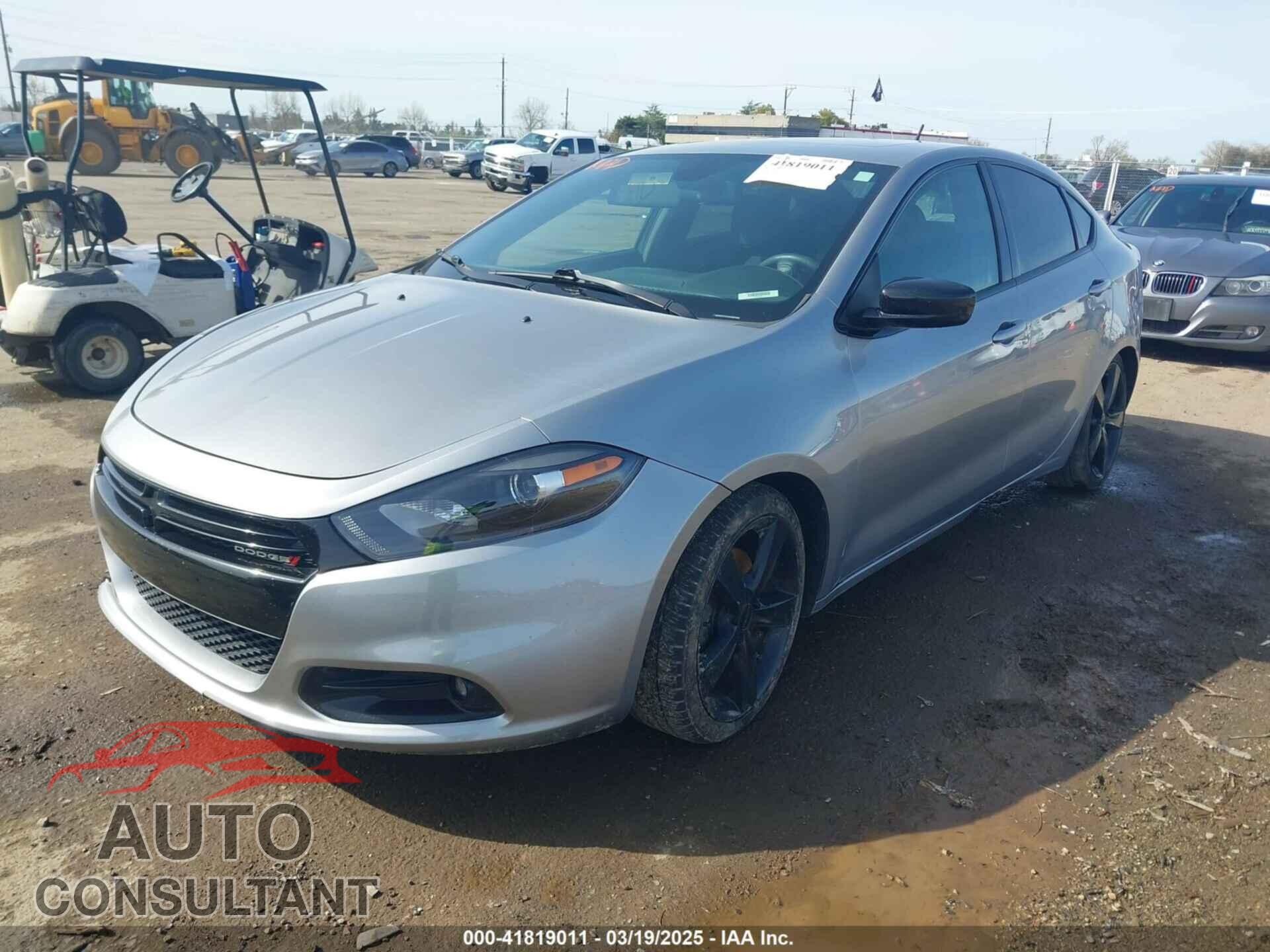 DODGE DART 2015 - 1C3CDFBB5FD407191