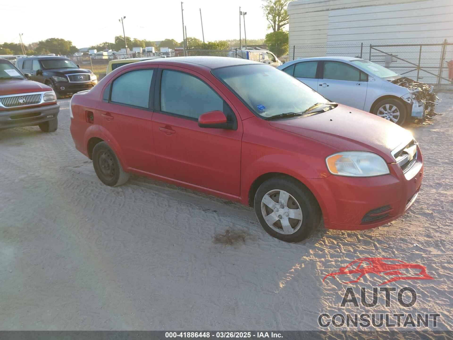 CHEVROLET AVEO 2011 - KL1TD5DE1BB231069