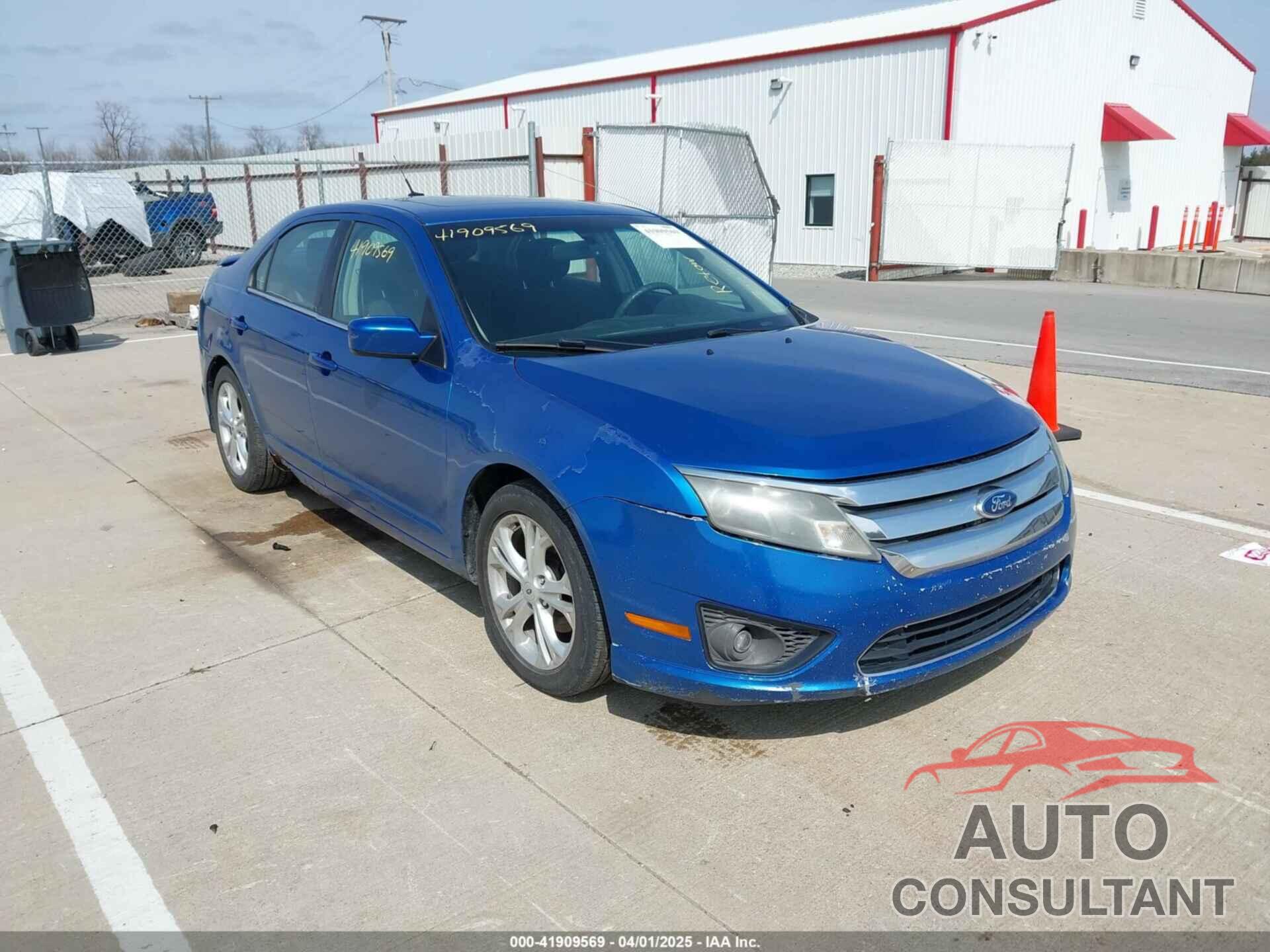 FORD FUSION 2012 - 3FAHP0HA9CR101477