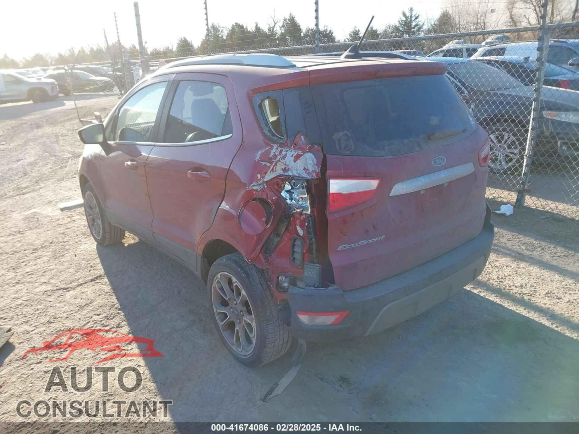 FORD ECOSPORT 2019 - MAJ6S3KL4KC271163