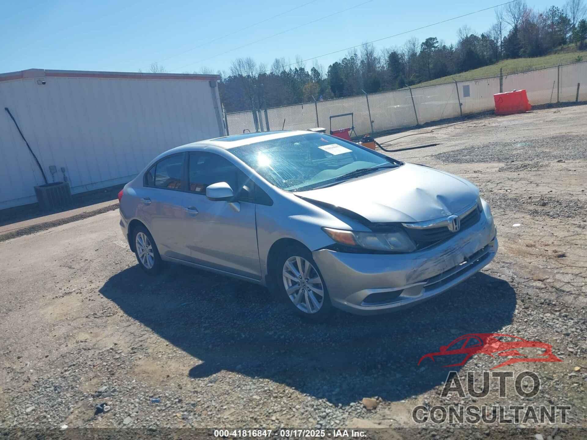 HONDA CIVIC 2012 - 19XFB2F8XCE100177