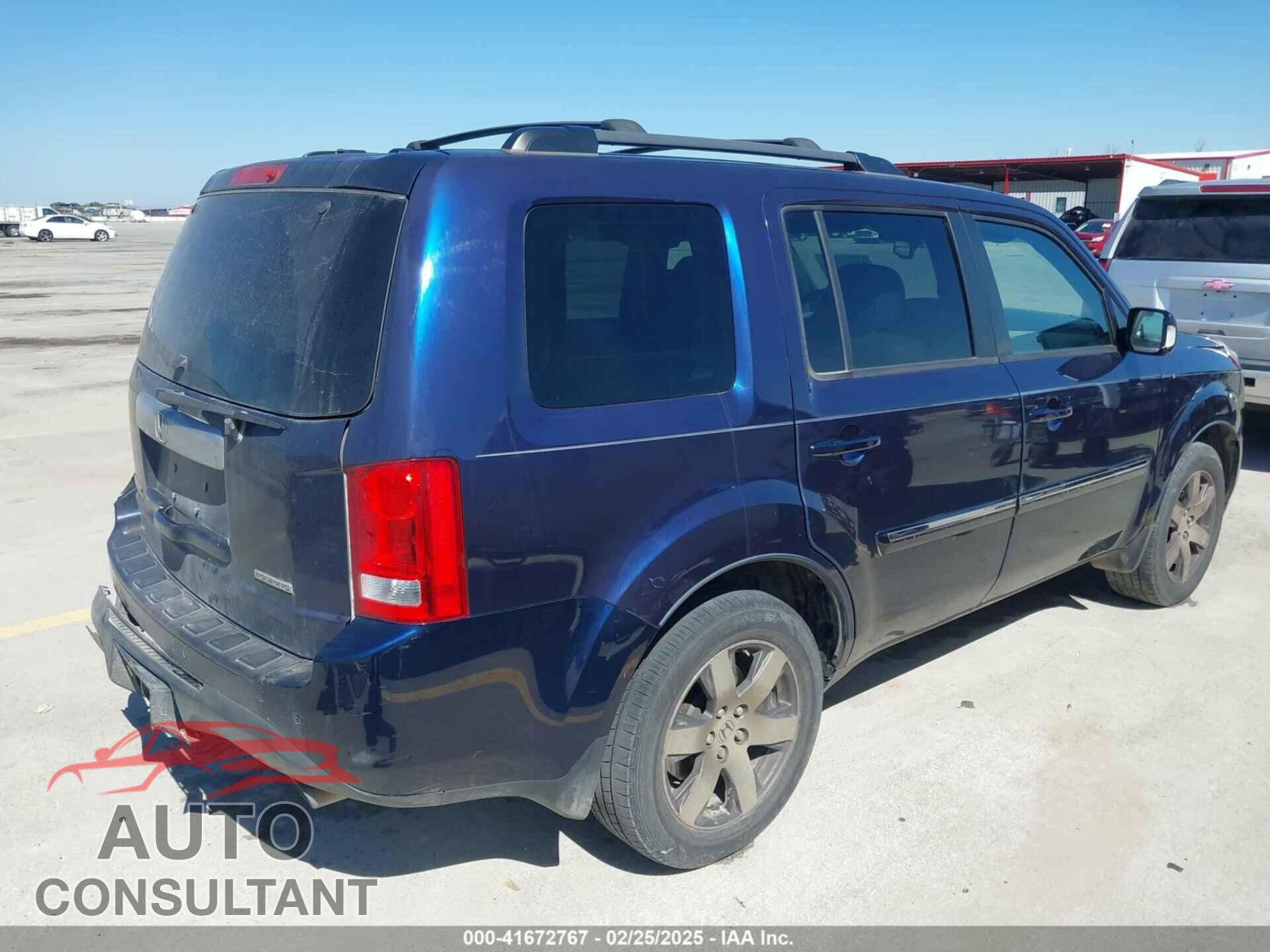 HONDA PILOT 2013 - 5FNYF3H94DB018384