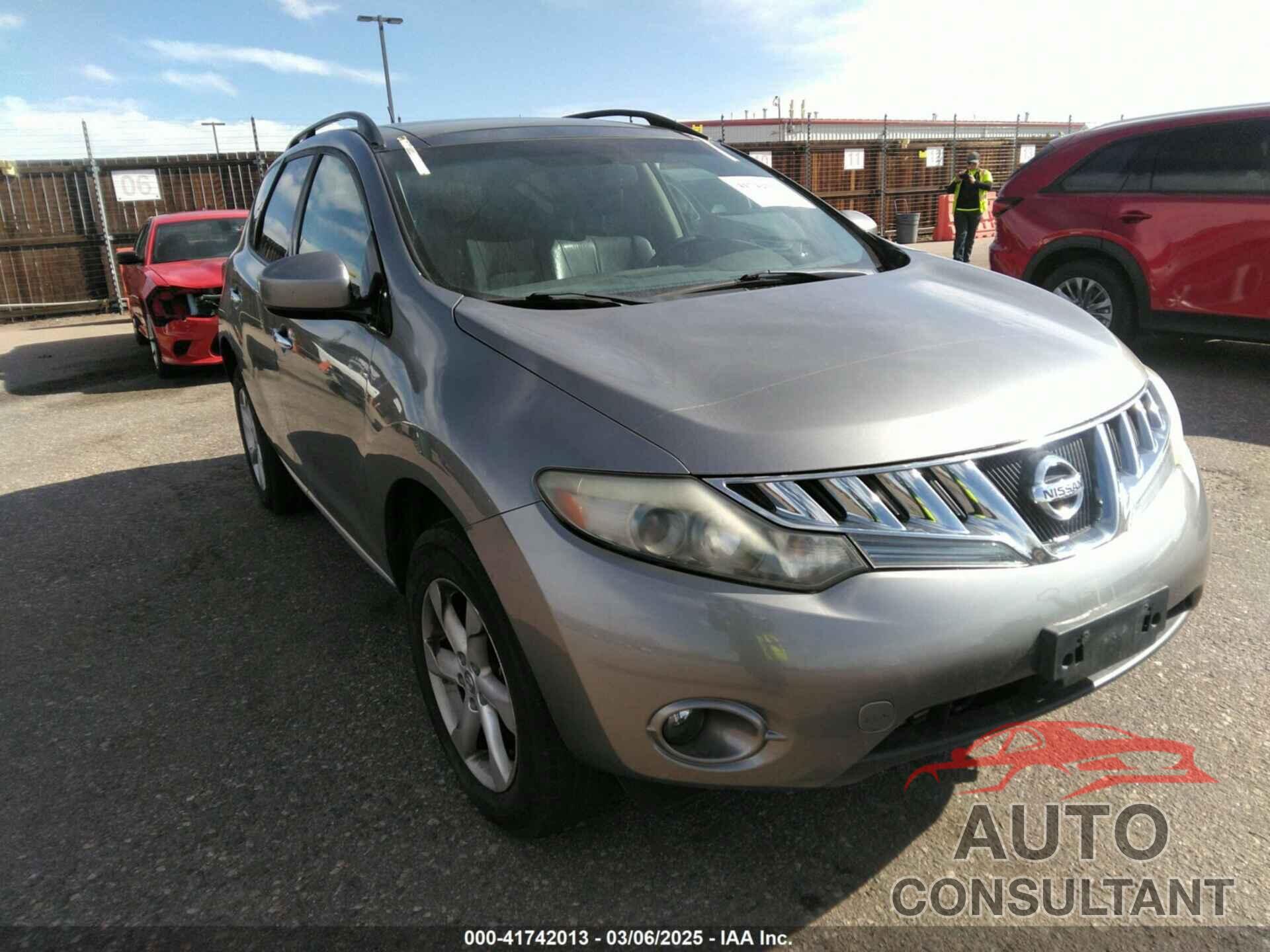 NISSAN MURANO 2010 - JN8AZ1MW0AW108815