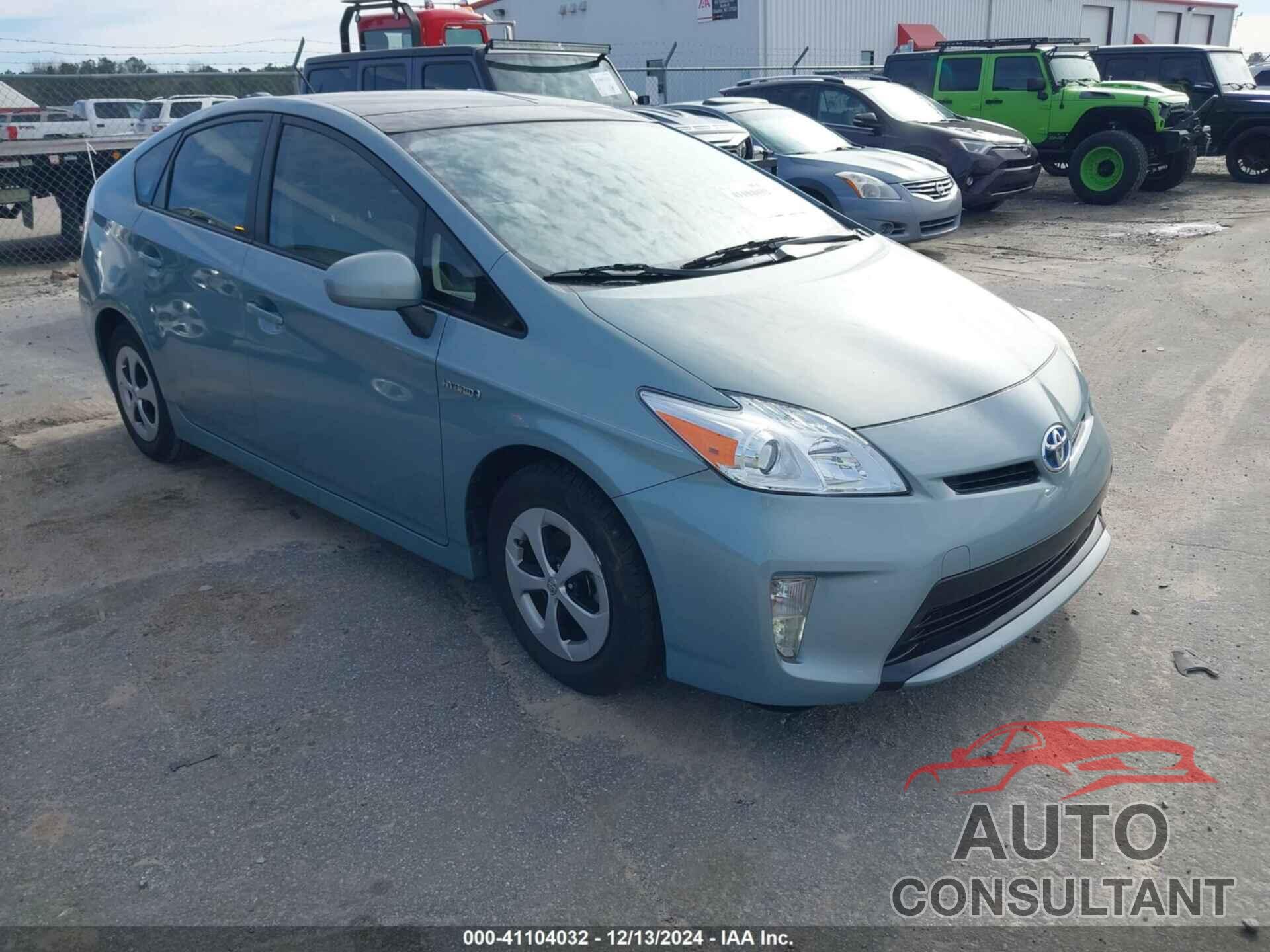 TOYOTA PRIUS 2012 - JTDKN3DU8C1558590