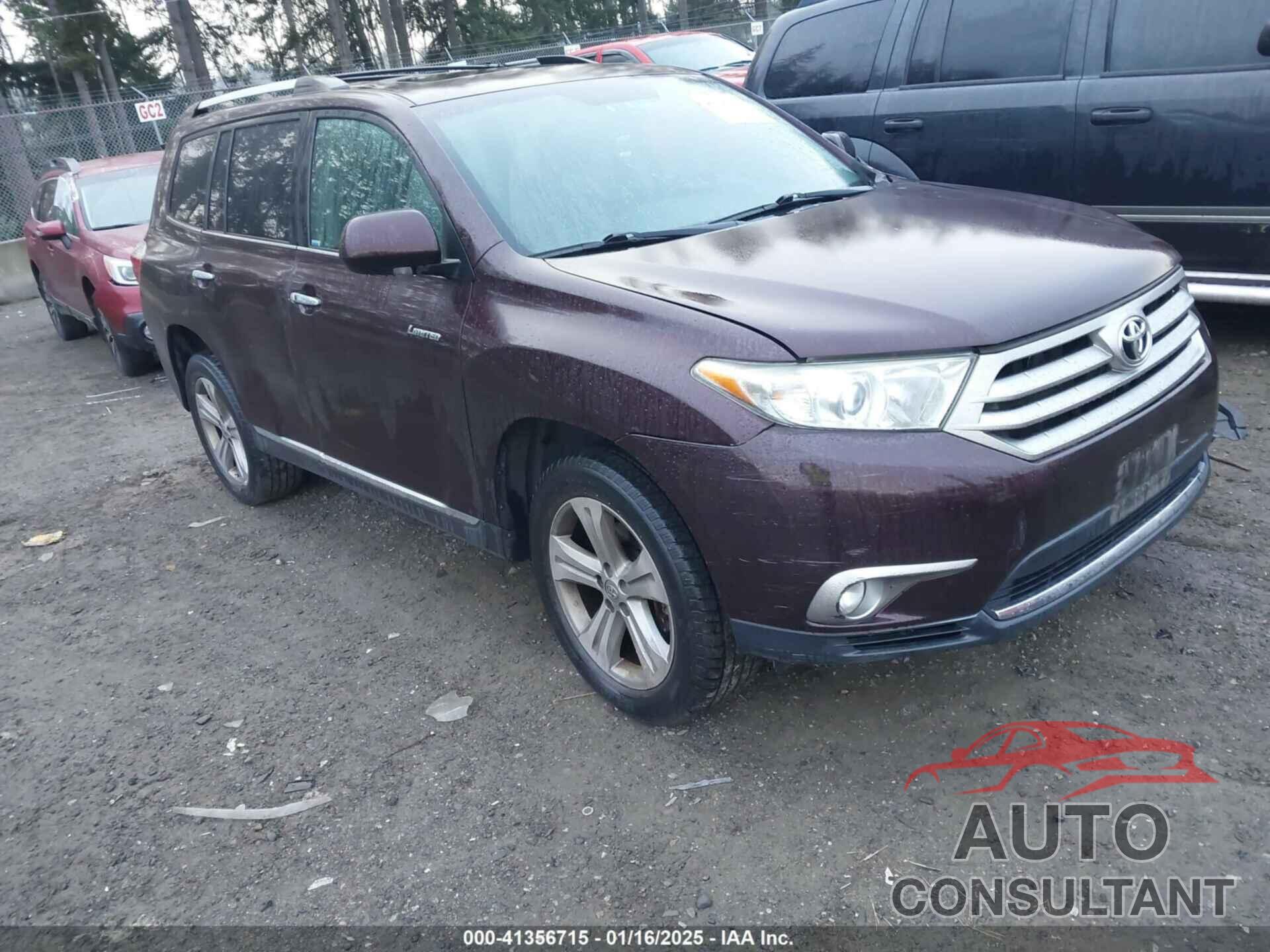 TOYOTA HIGHLANDER 2013 - 5TDDK3EH5DS258853