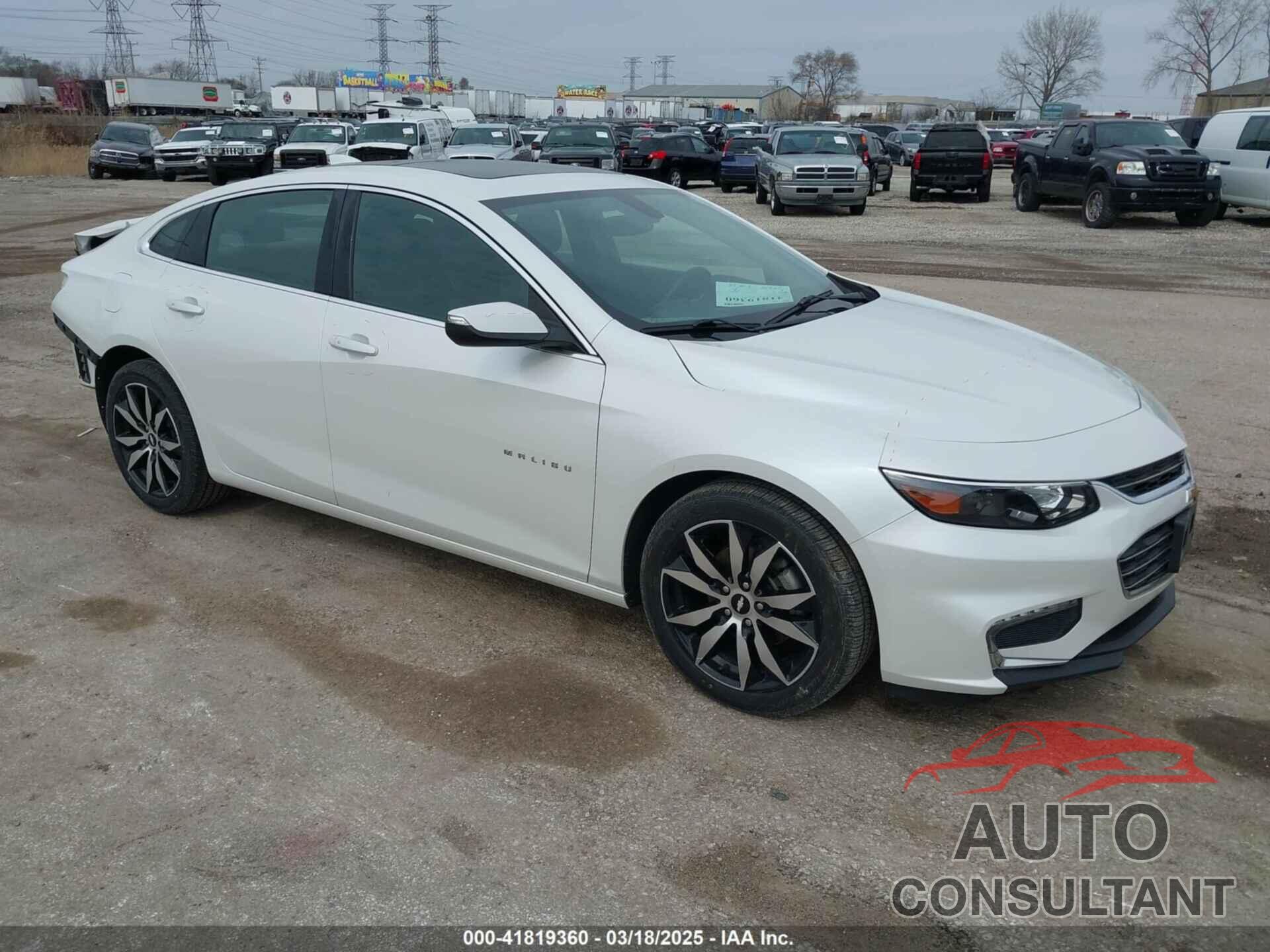 CHEVROLET MALIBU 2017 - 1G1ZE5ST7HF104760