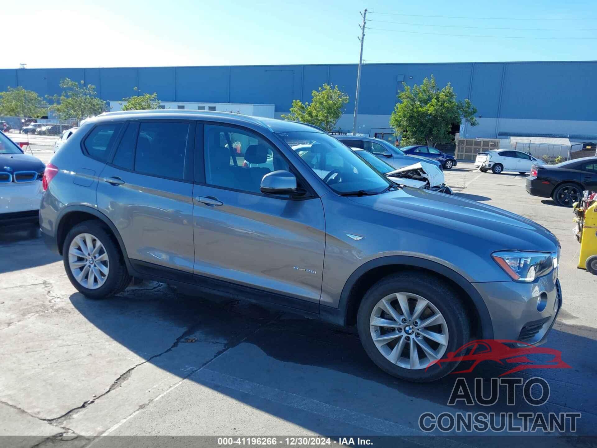 BMW X3 2017 - 5UXWZ7C39H0V92099