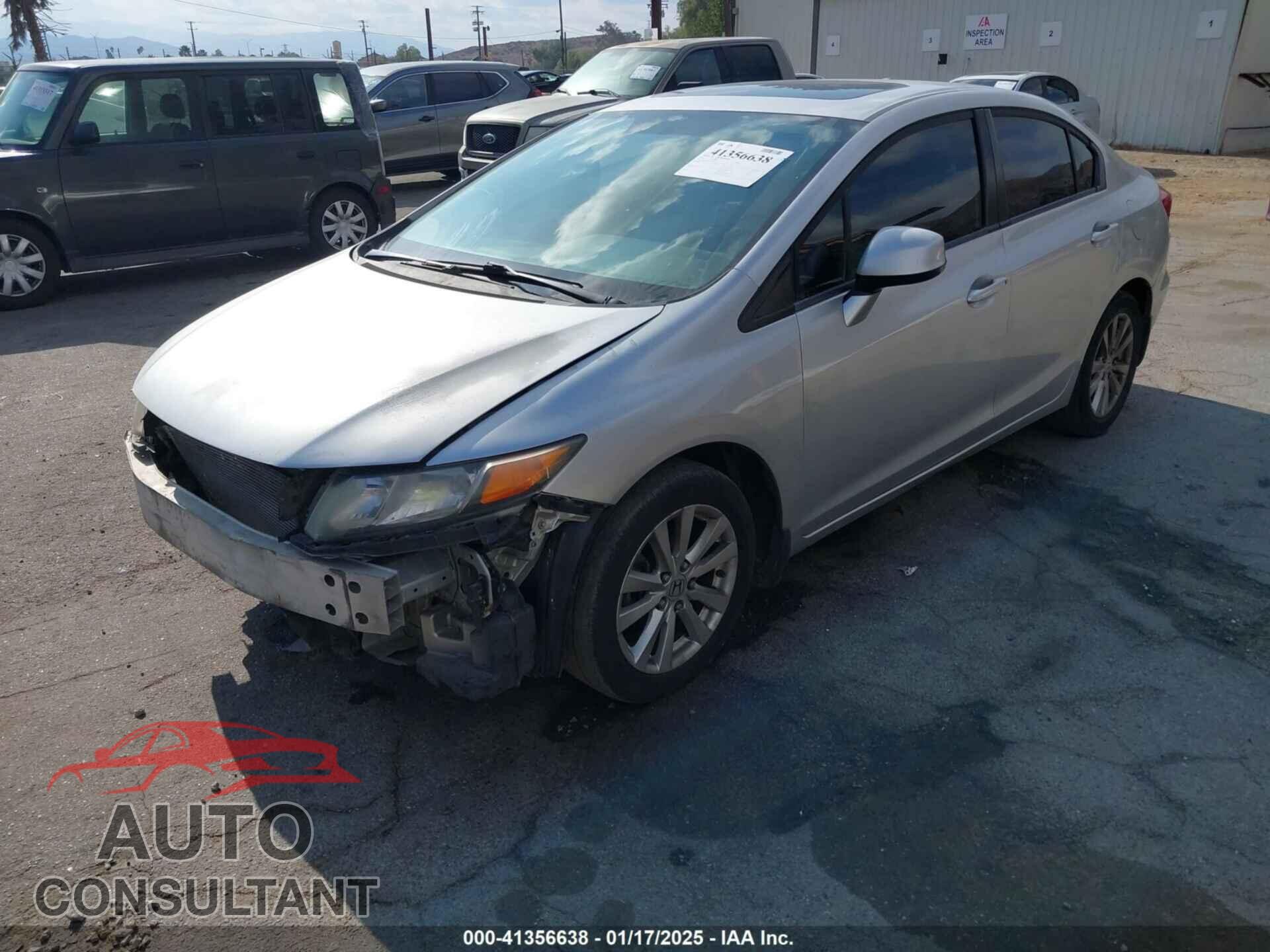 HONDA CIVIC 2012 - 2HGFB2F84CH301501