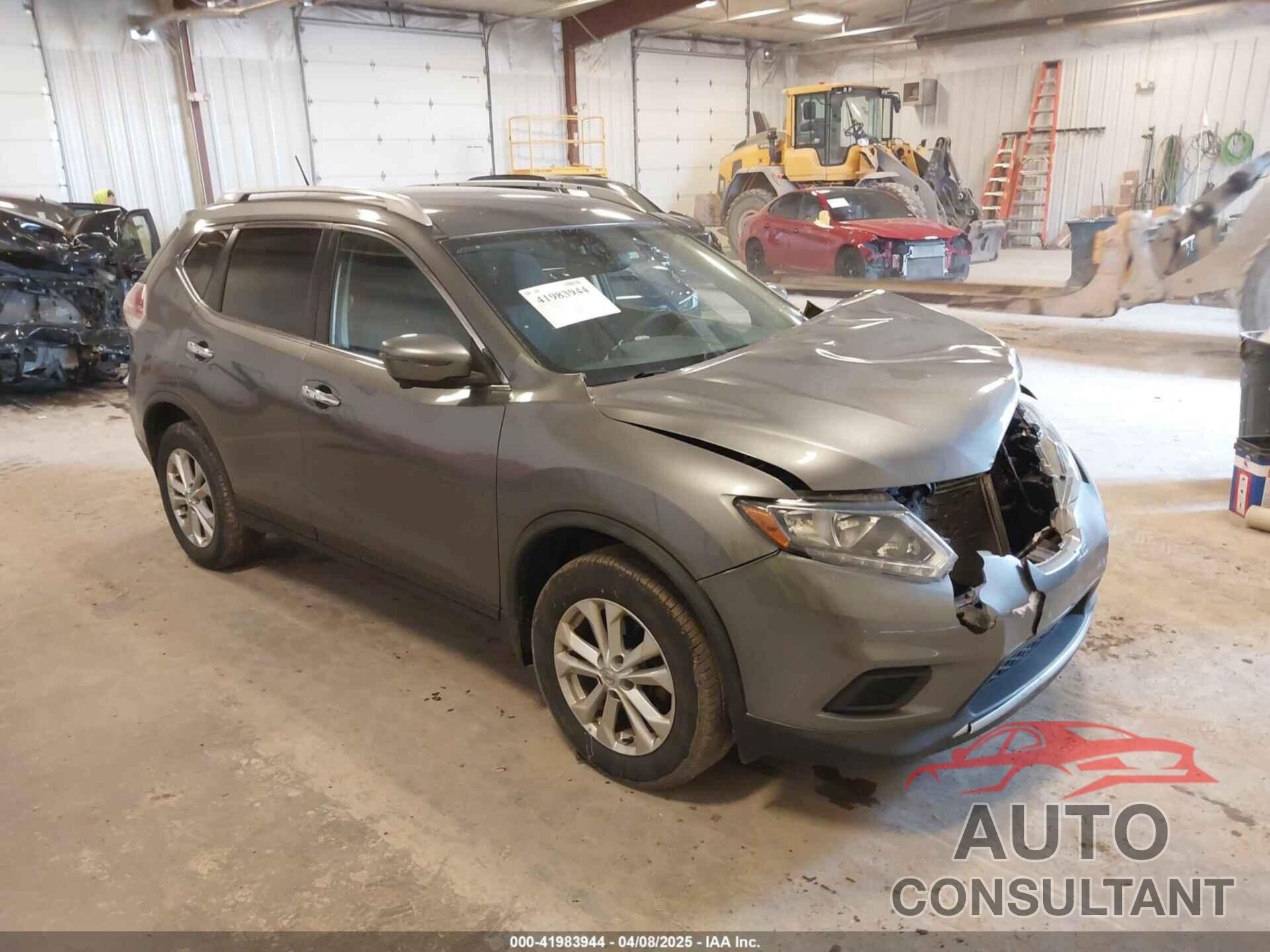 NISSAN ROGUE 2016 - KNMAT2MV5GP689497