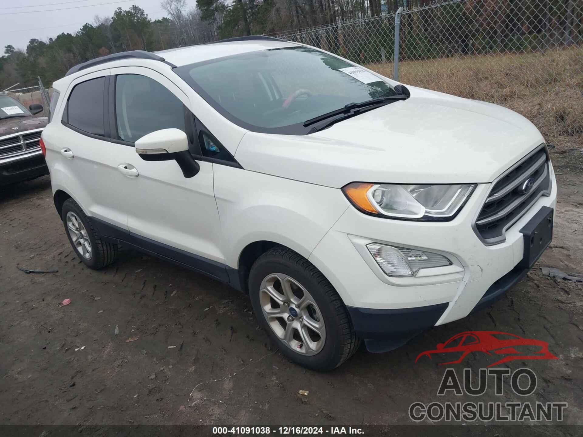 FORD ECOSPORT 2019 - MAJ3S2GE8KC263767