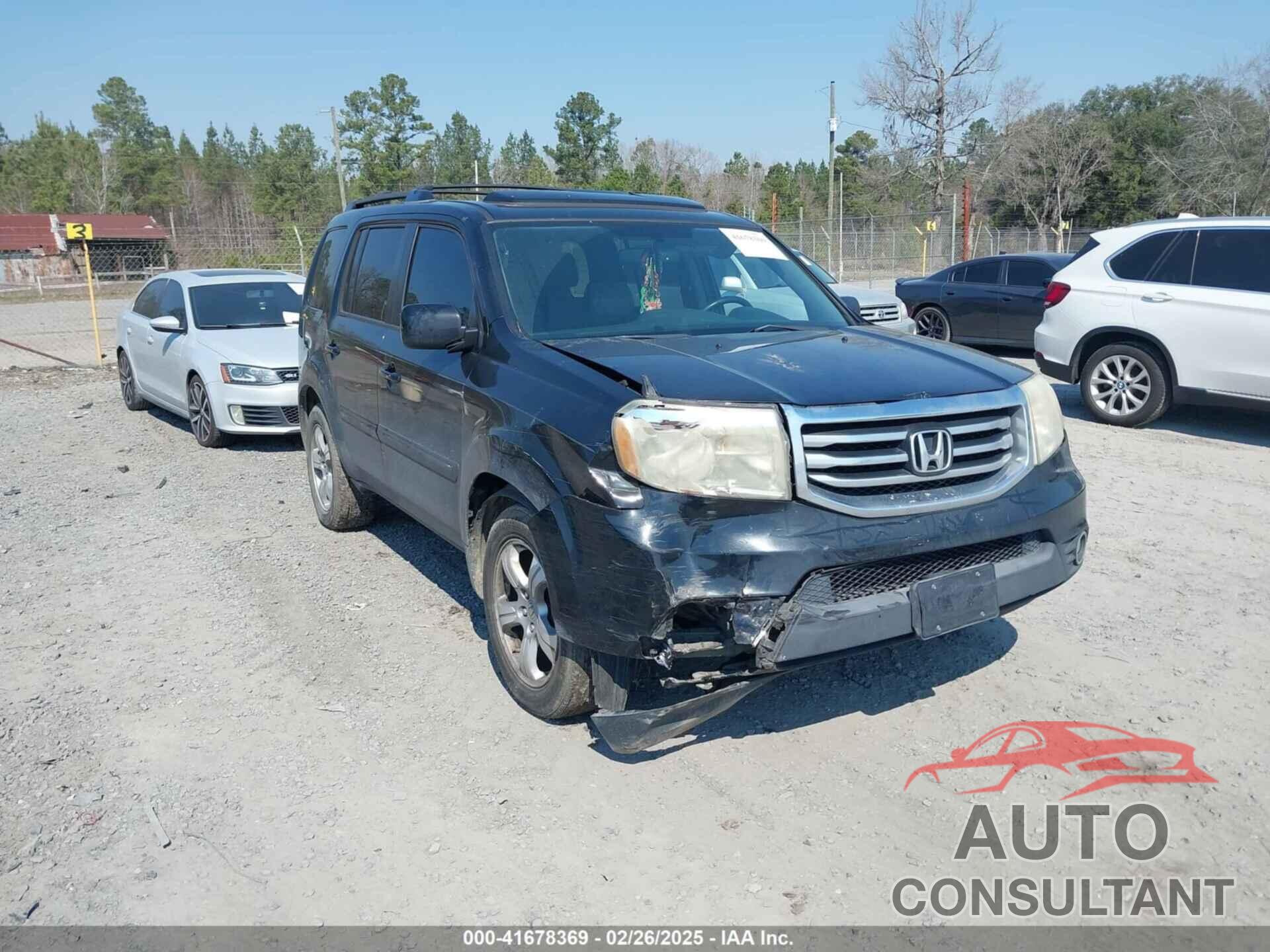 HONDA PILOT 2013 - 5FNYF3H52DB003590