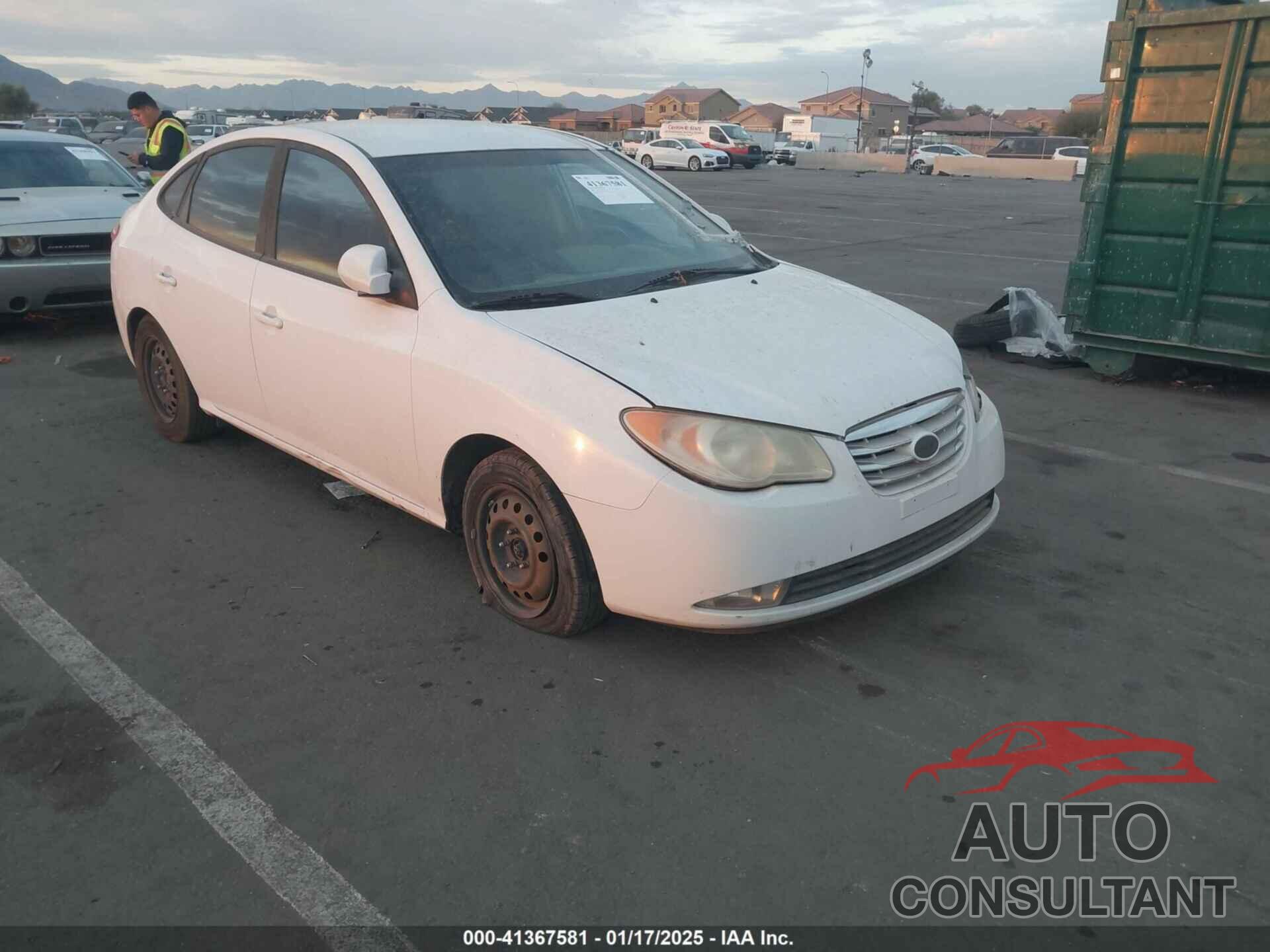 HYUNDAI ELANTRA 2010 - KMHDU4AD9AU898229