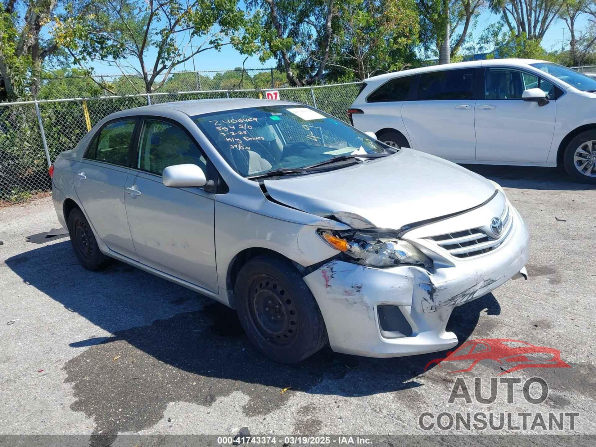 TOYOTA COROLLA 2013 - JTDBU4EE6DJ116523