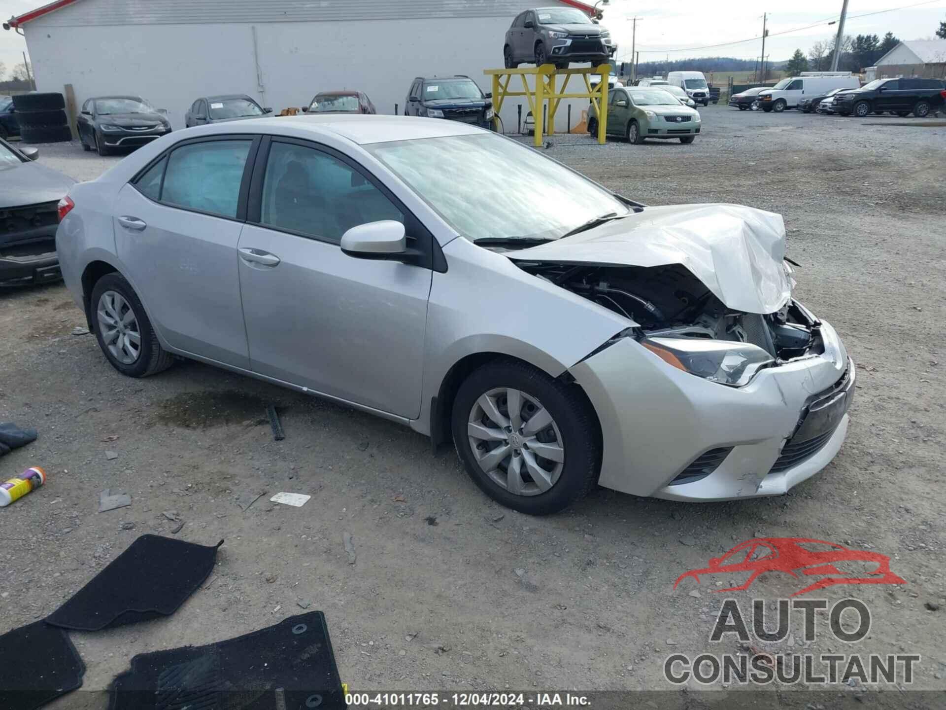 TOYOTA COROLLA 2016 - 2T1BURHE2GC657724