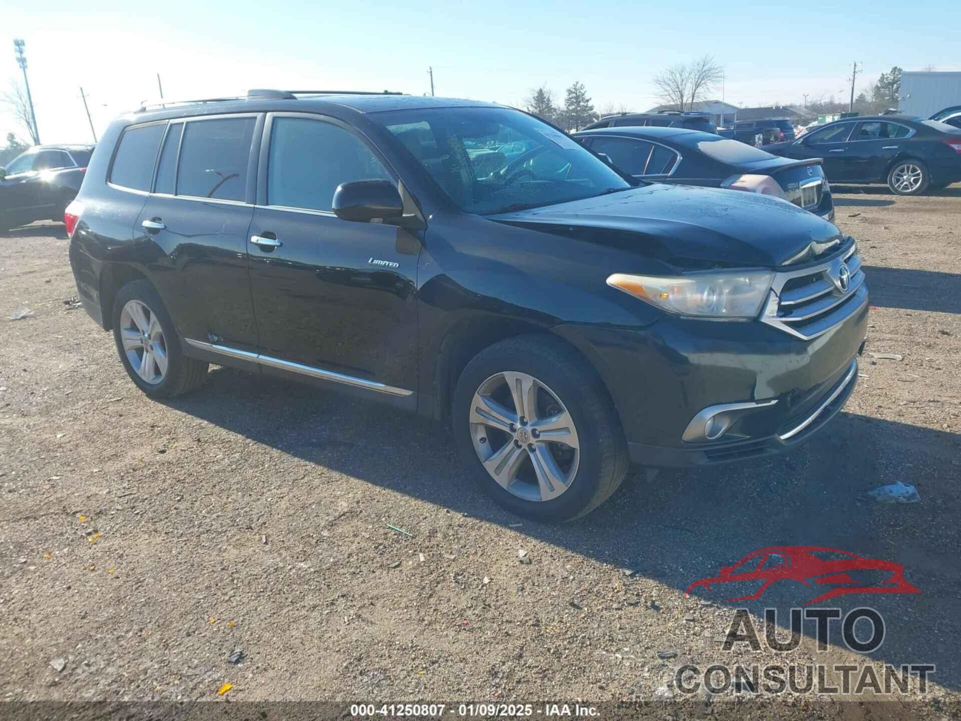 TOYOTA HIGHLANDER 2013 - 5TDDK3EH9DS243241