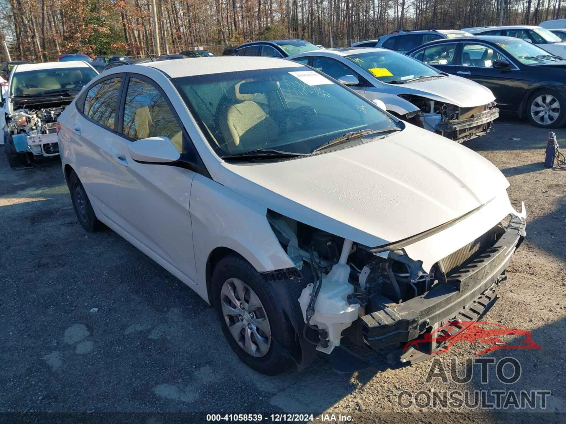 HYUNDAI ACCENT 2016 - KMHCT4AE0GU137251