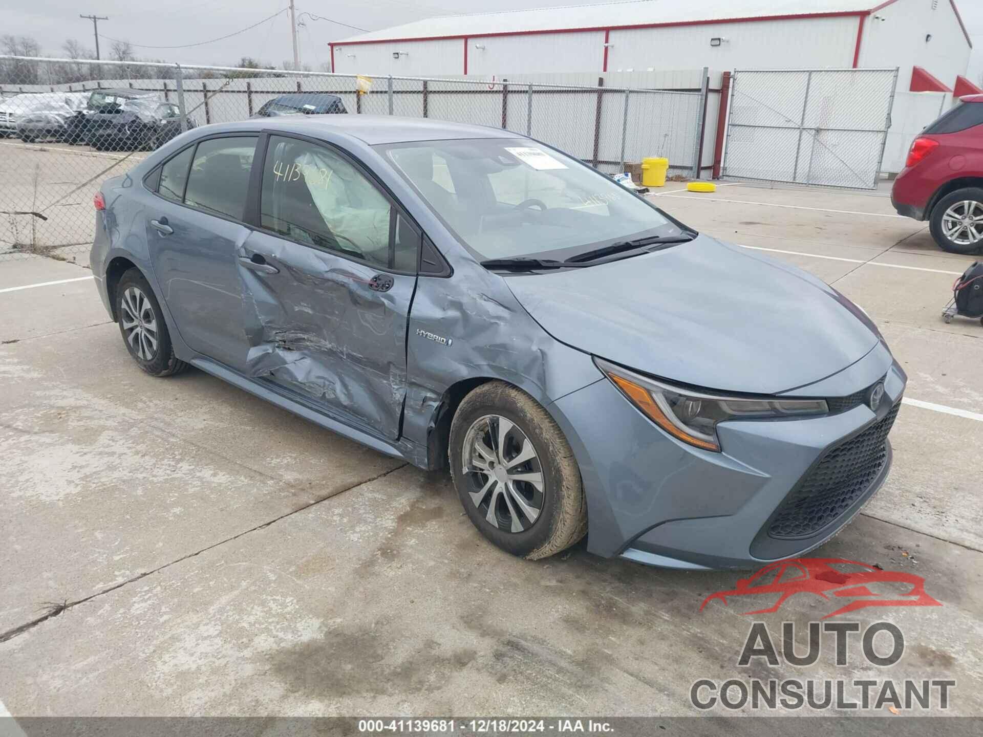 TOYOTA COROLLA 2021 - JTDEAMDE4MJ001863