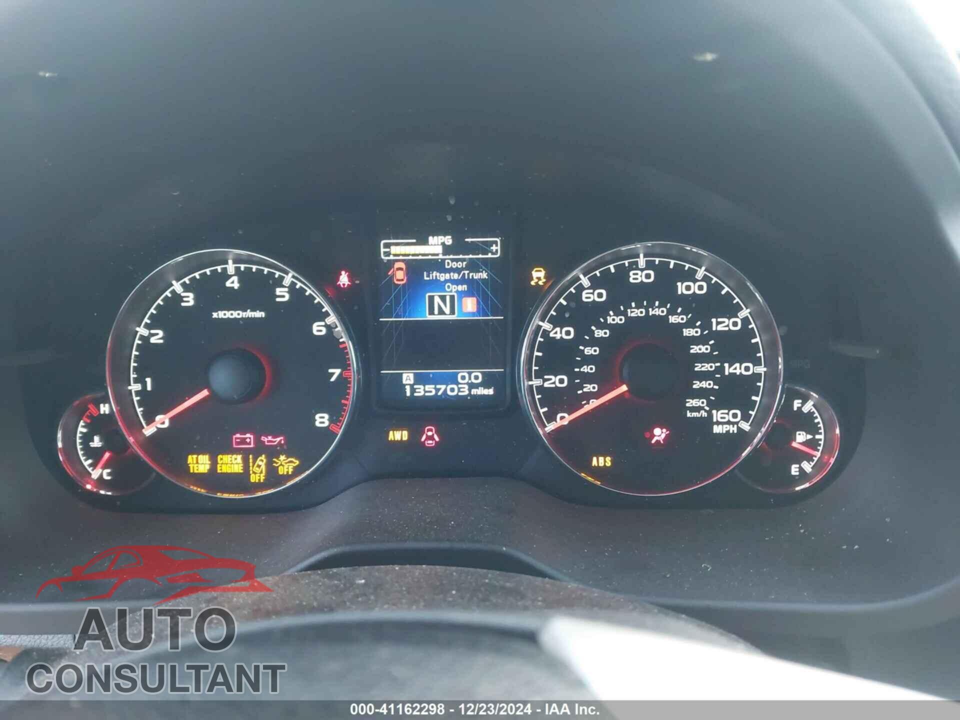 SUBARU OUTBACK 2013 - 4S4BRDPC4D2286124