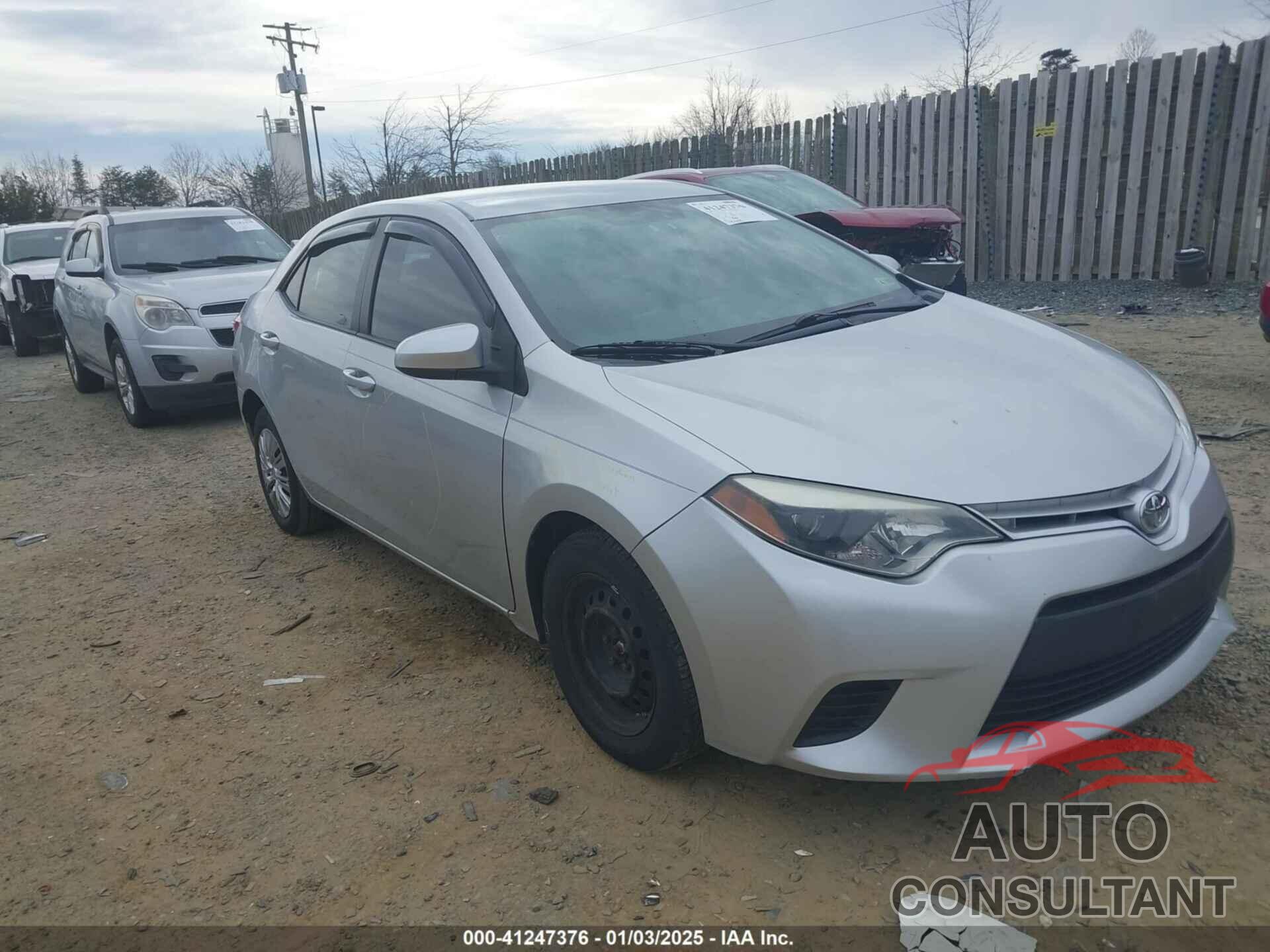 TOYOTA COROLLA 2015 - 2T1BURHE7FC244468