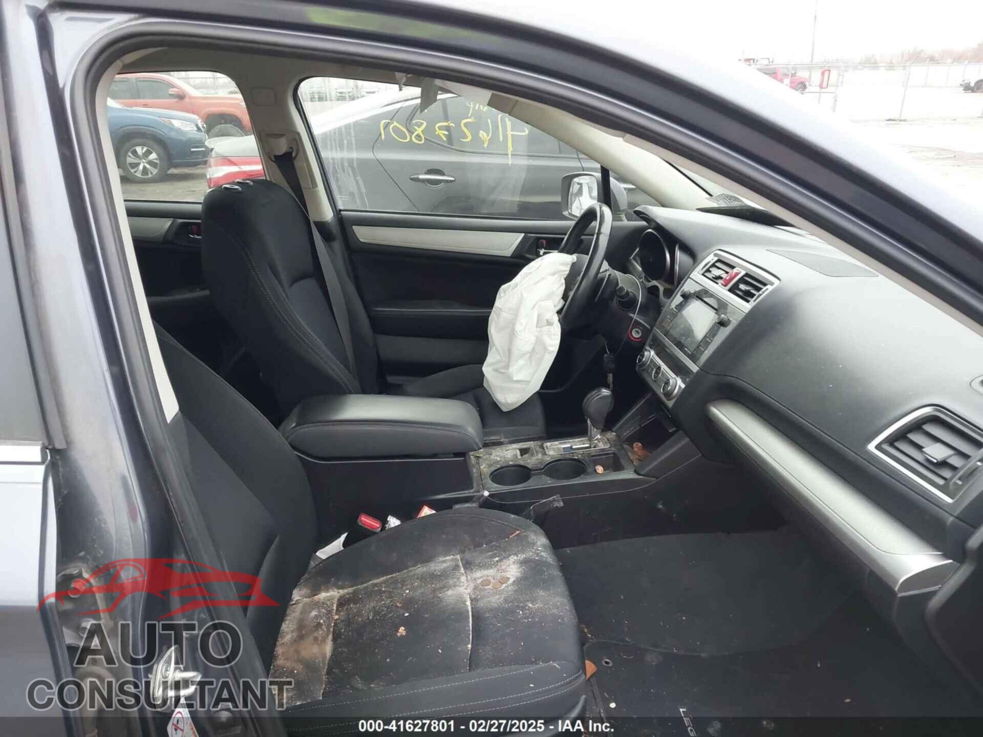SUBARU LEGACY 2016 - 4S3BNAF69G3063473