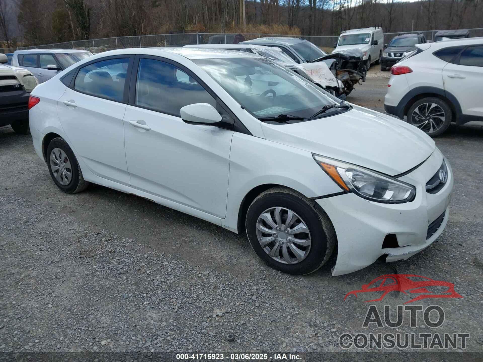 HYUNDAI ACCENT 2016 - KMHCT4AE7GU978256