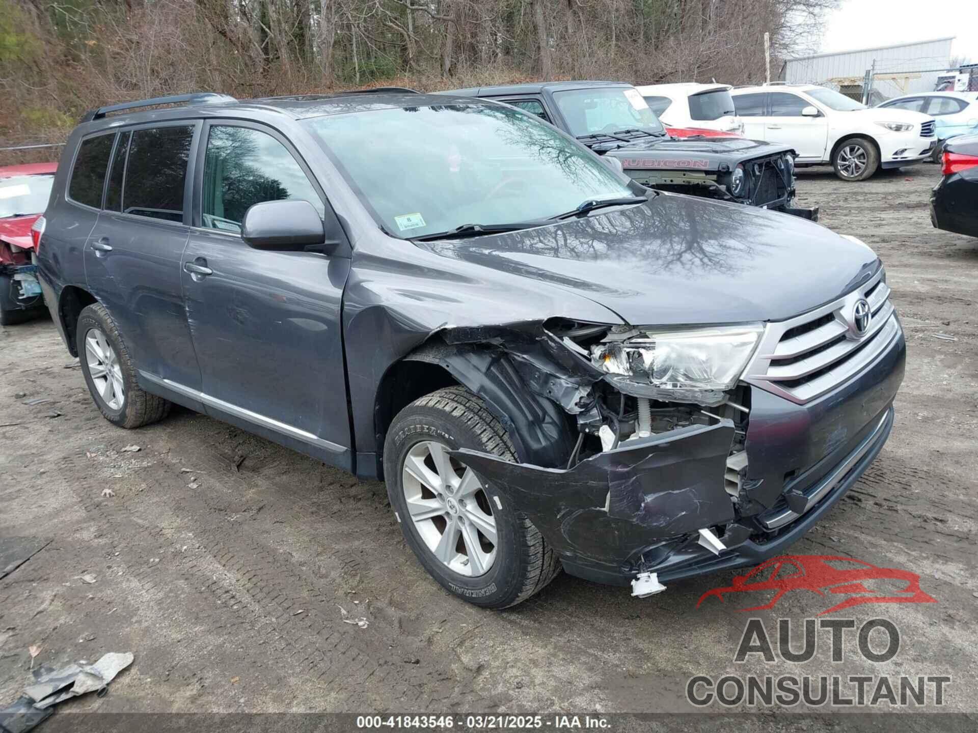 TOYOTA HIGHLANDER 2011 - 5TDBK3EH6BS090970