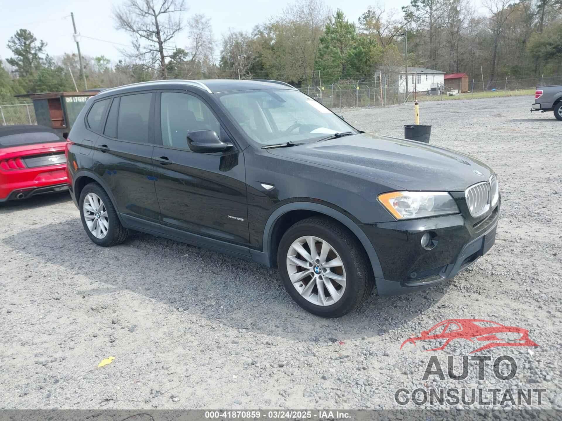 BMW X3 2013 - 5UXWX9C52D0A23806