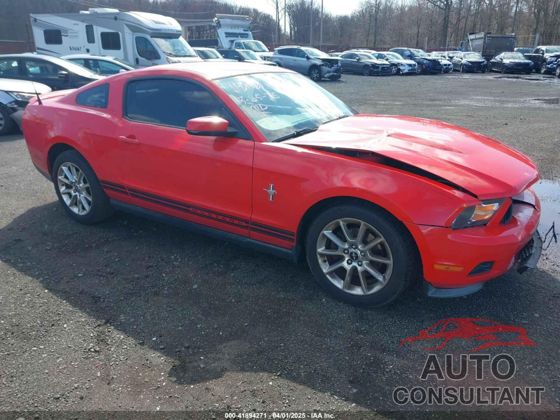 FORD MUSTANG 2011 - 1ZVBP8AM4B5167114