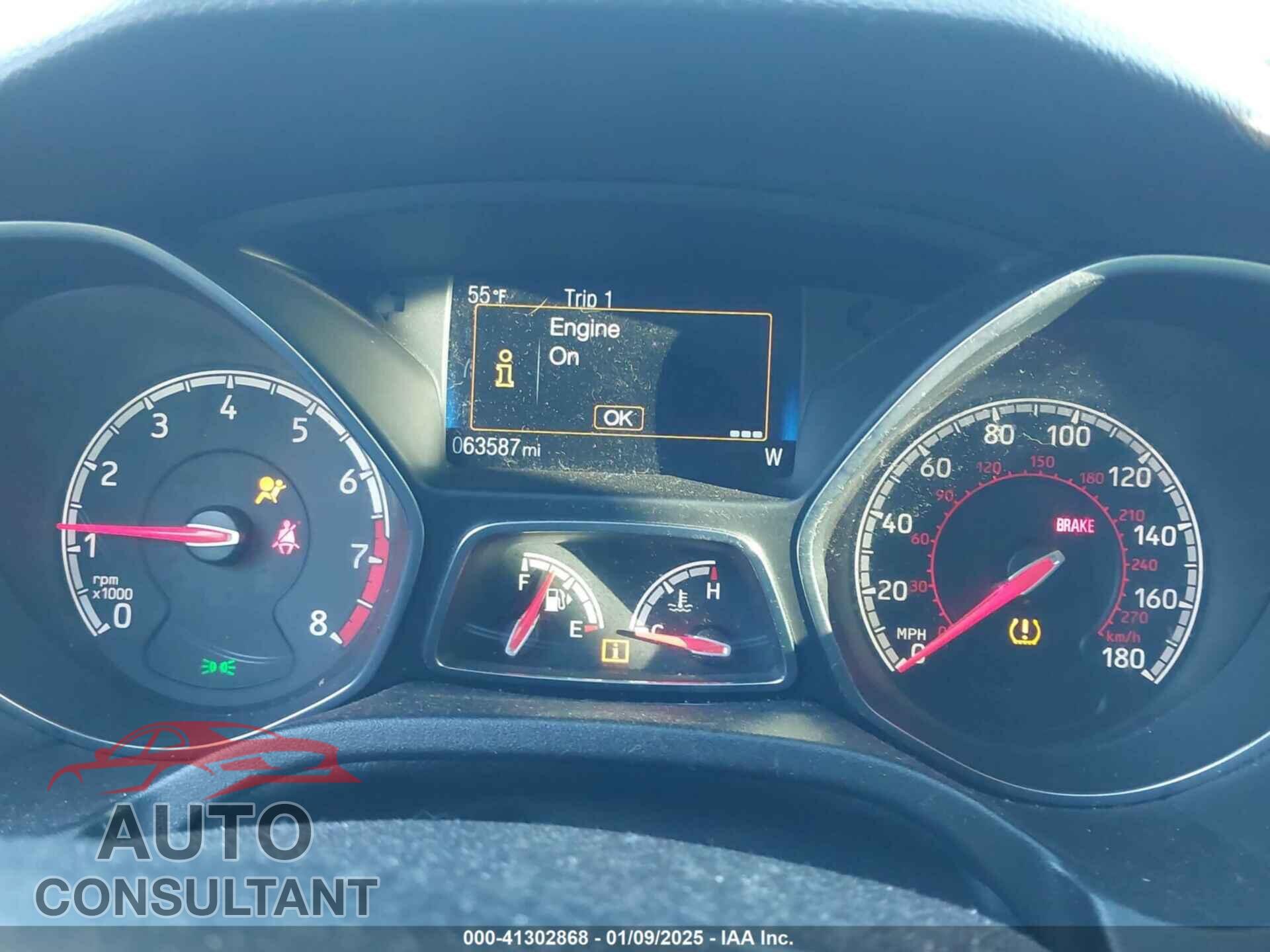 FORD FOCUS ST 2017 - 1FADP3L93HL325606
