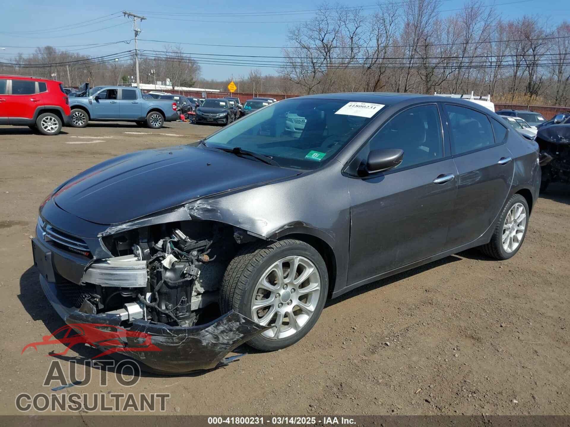 DODGE DART 2014 - 1C3CDFCB7ED868485