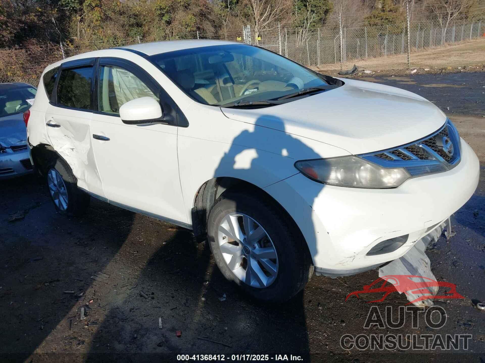 NISSAN MURANO 2011 - JN8AZ1MU5BW062236