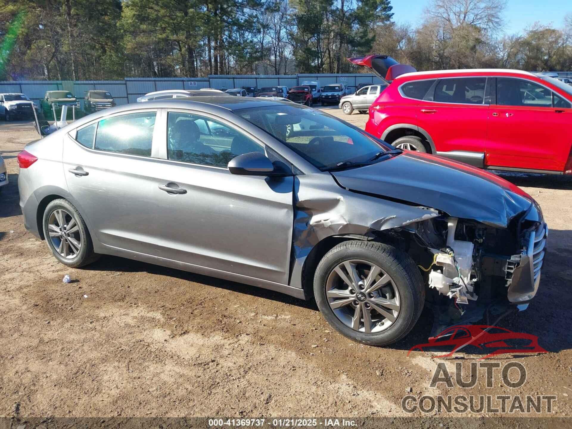 HYUNDAI ELANTRA 2018 - 5NPD84LF6JH397428