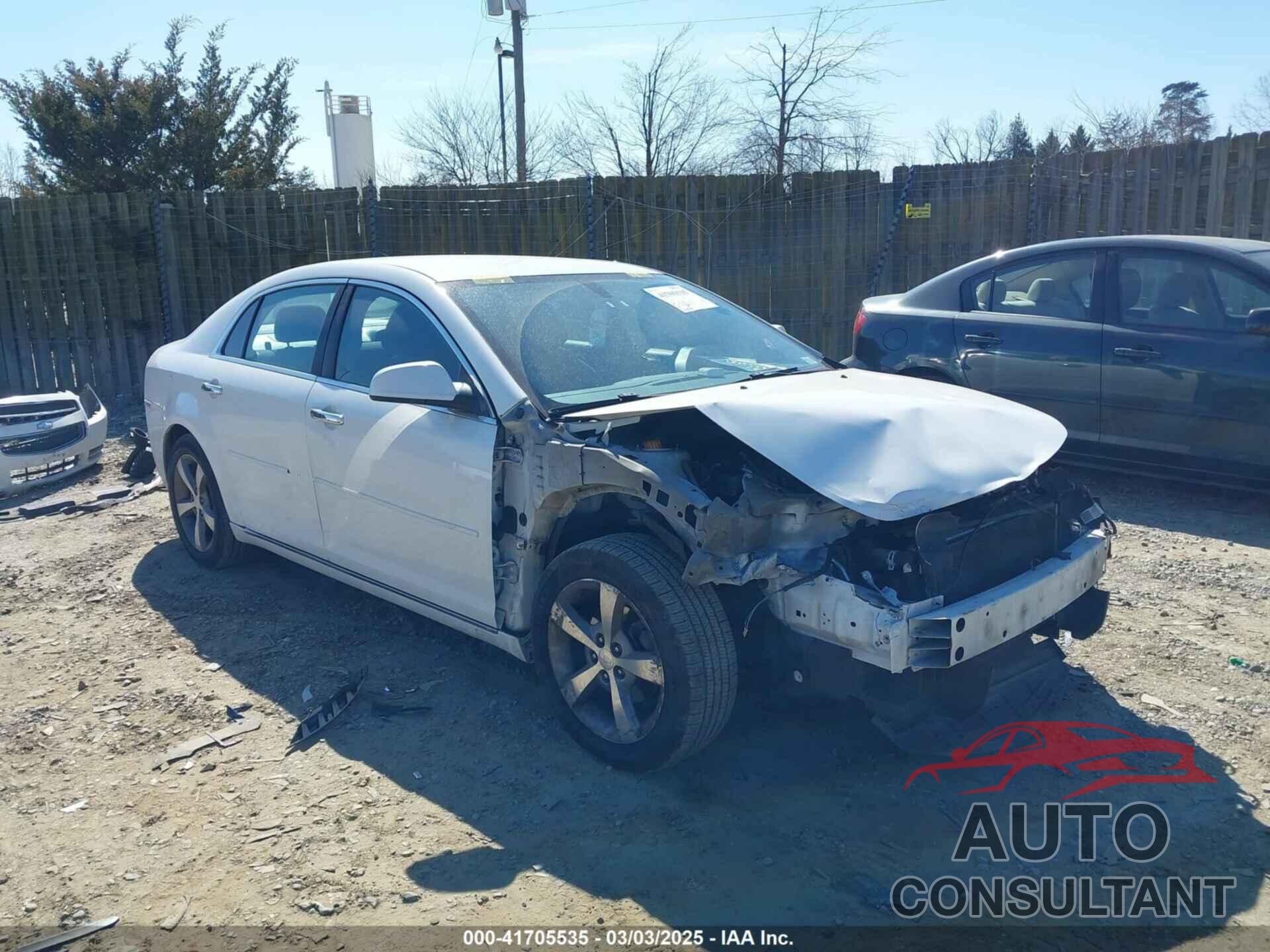 CHEVROLET MALIBU 2012 - 1G1ZC5E0XCF141284