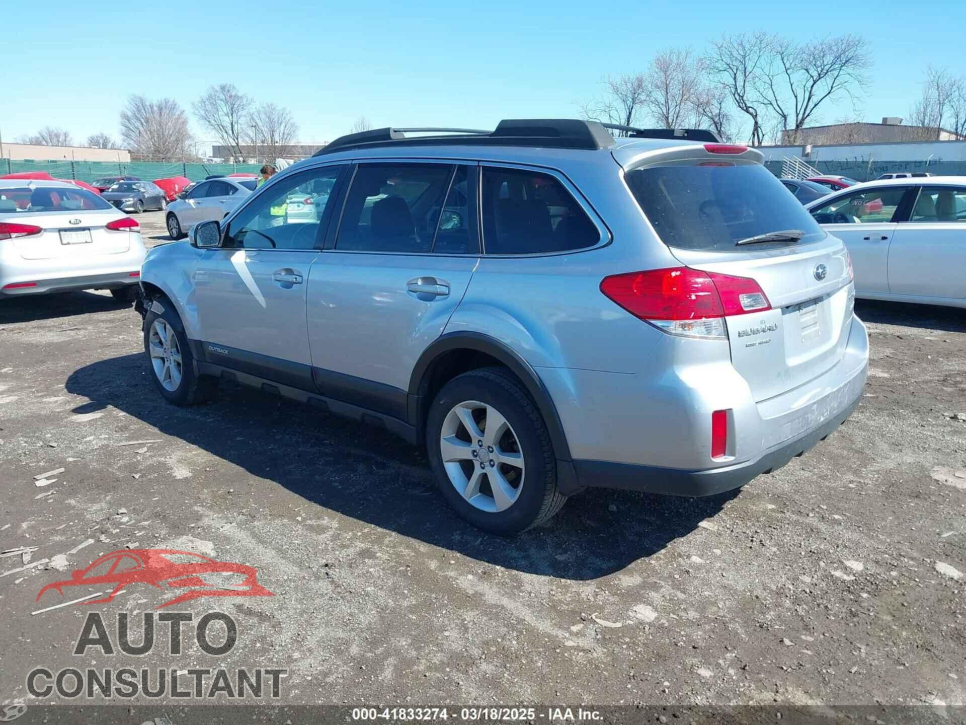 SUBARU OUTBACK 2013 - 4S4BRBGC8D3239709