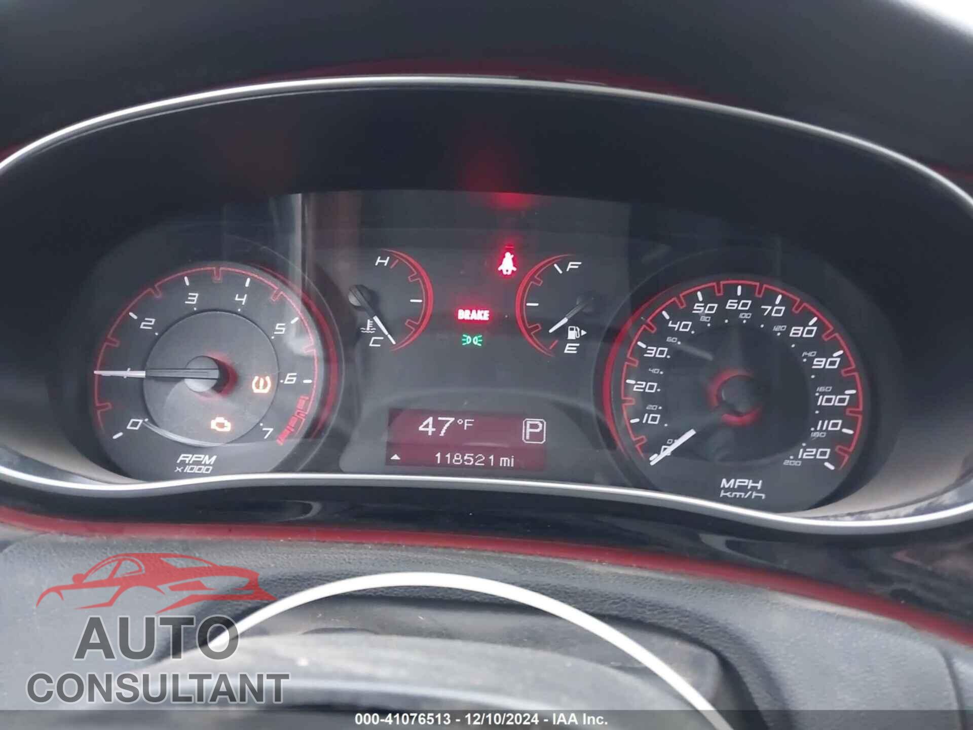 DODGE DART 2015 - 1C3CDFBB0FD302042