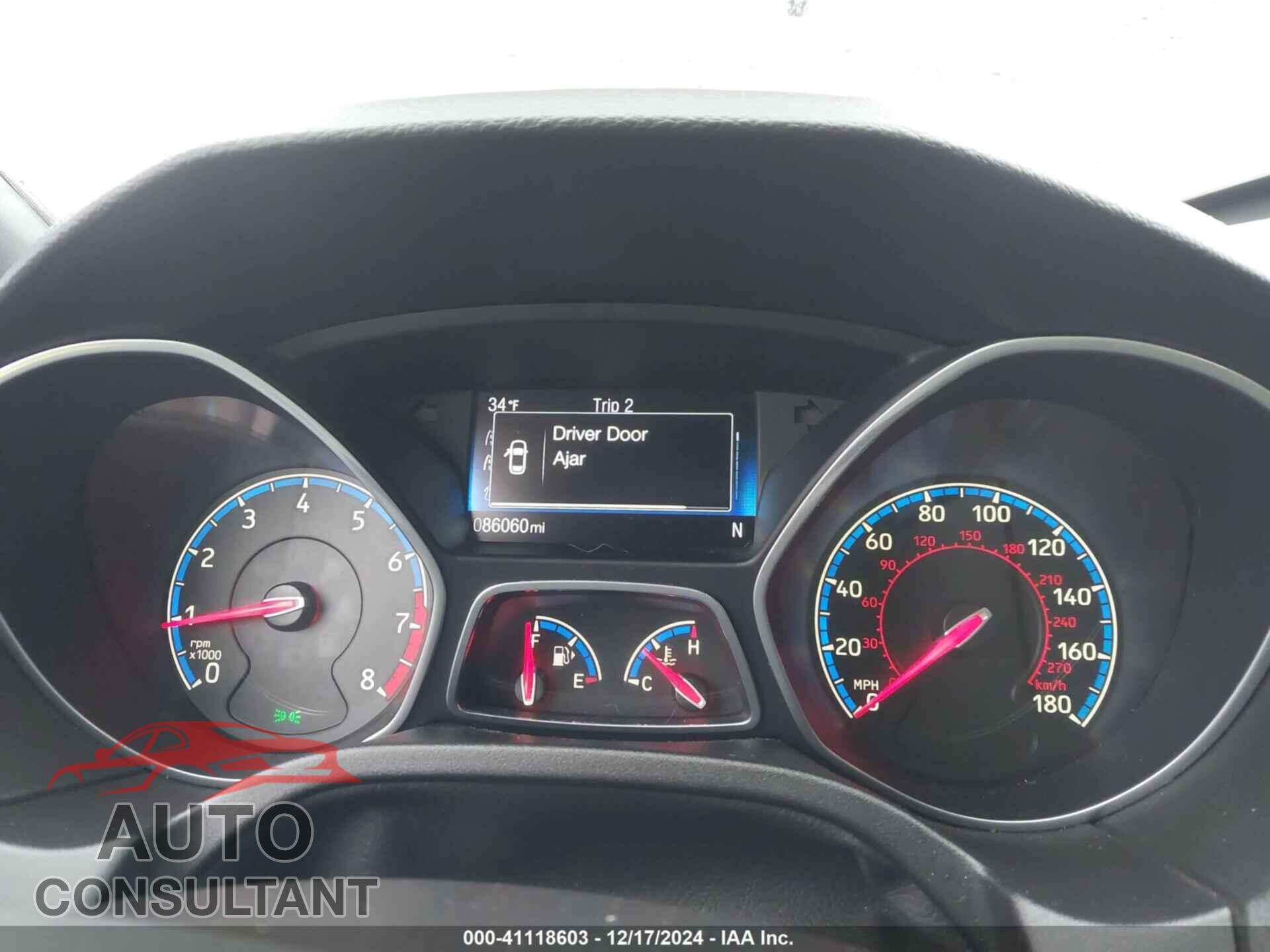 FORD FOCUS RS 2017 - WF0DP3TH2H4118357