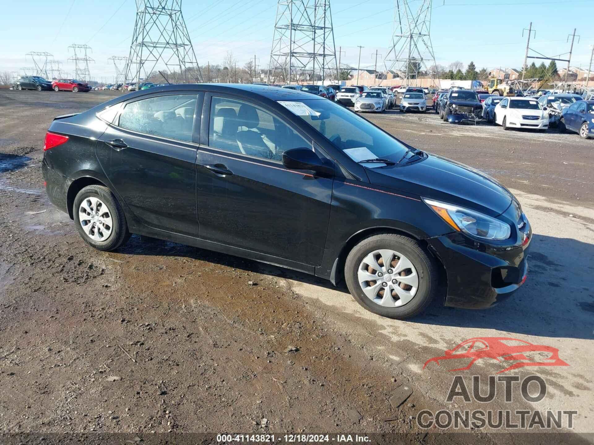 HYUNDAI ACCENT 2017 - KMHCT4AE9HU275890