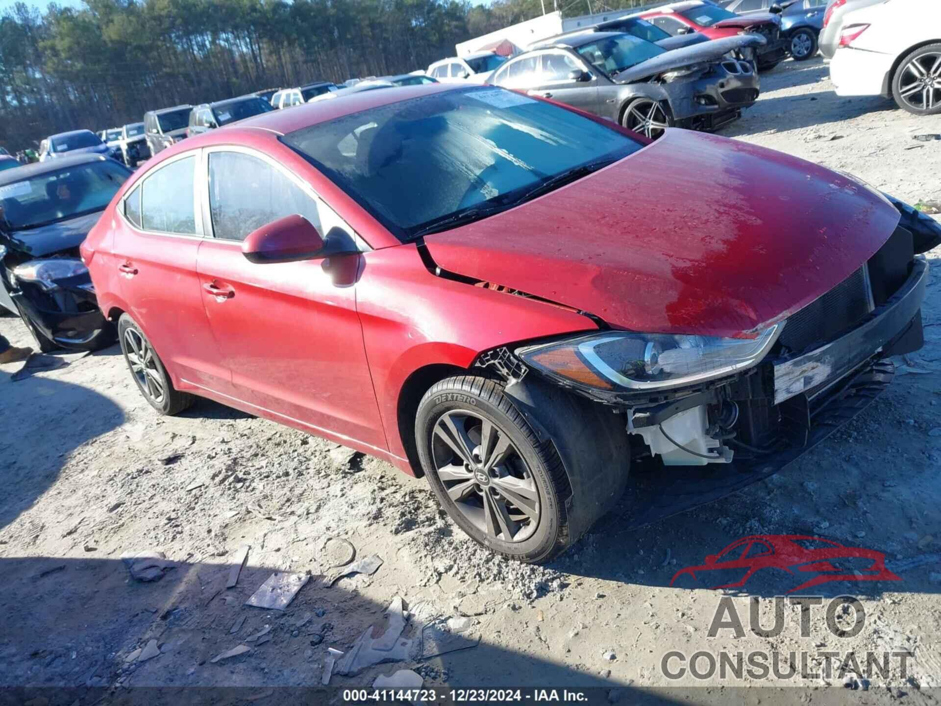 HYUNDAI ELANTRA 2018 - 5NPD84LFXJH371320
