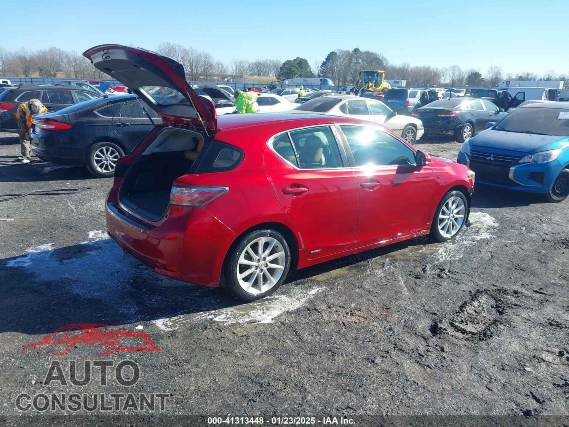 LEXUS CT 200H 2012 - JTHKD5BHXC2103446