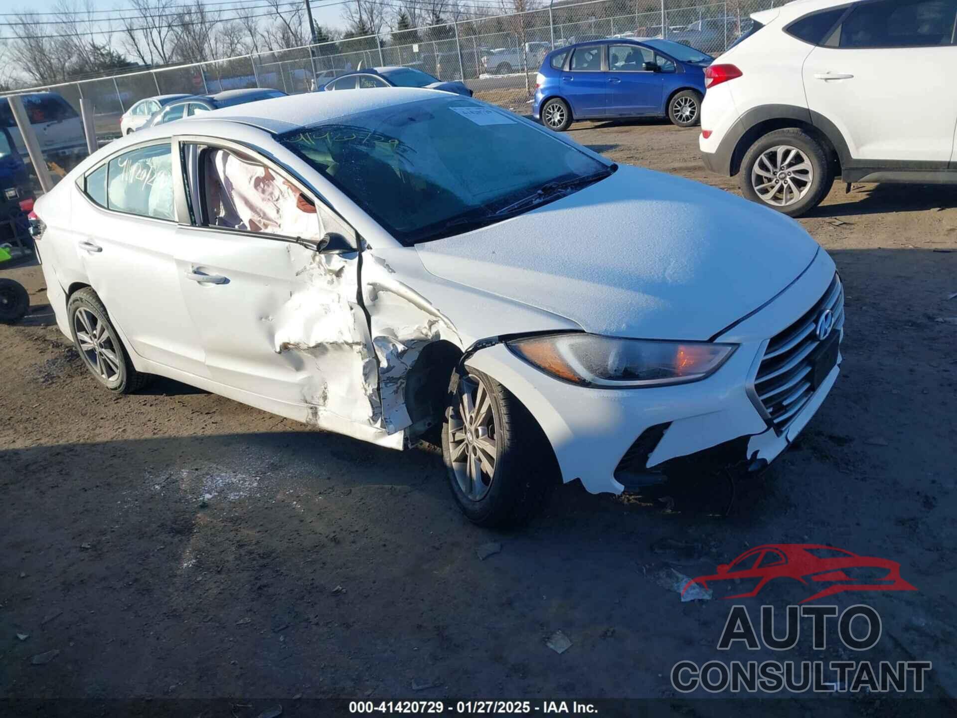 HYUNDAI ELANTRA 2017 - 5NPD84LF4HH040047