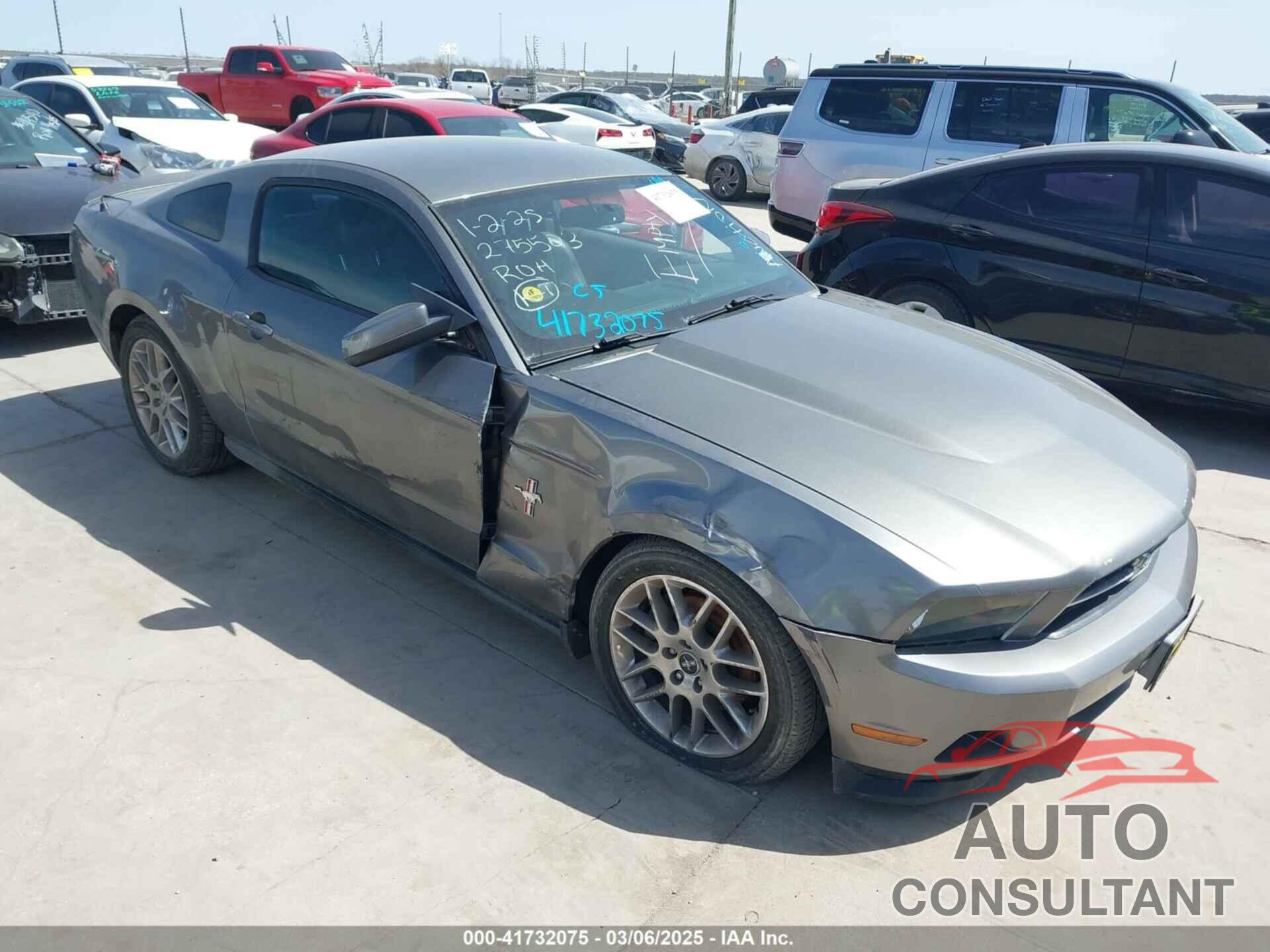 FORD MUSTANG 2012 - 1ZVBP8AM5C5275503