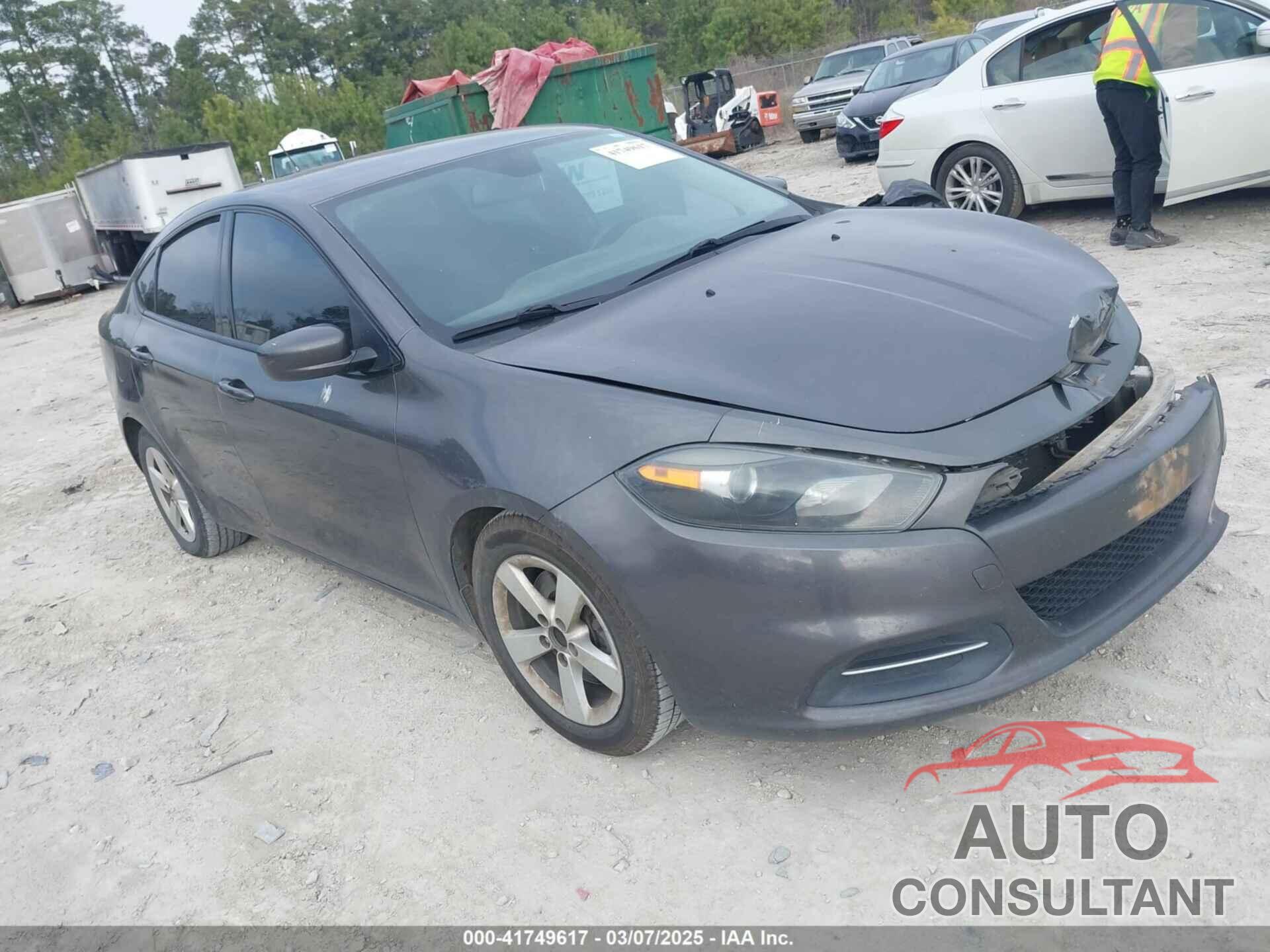 DODGE DART 2015 - 1C3CDFBB3FD309566