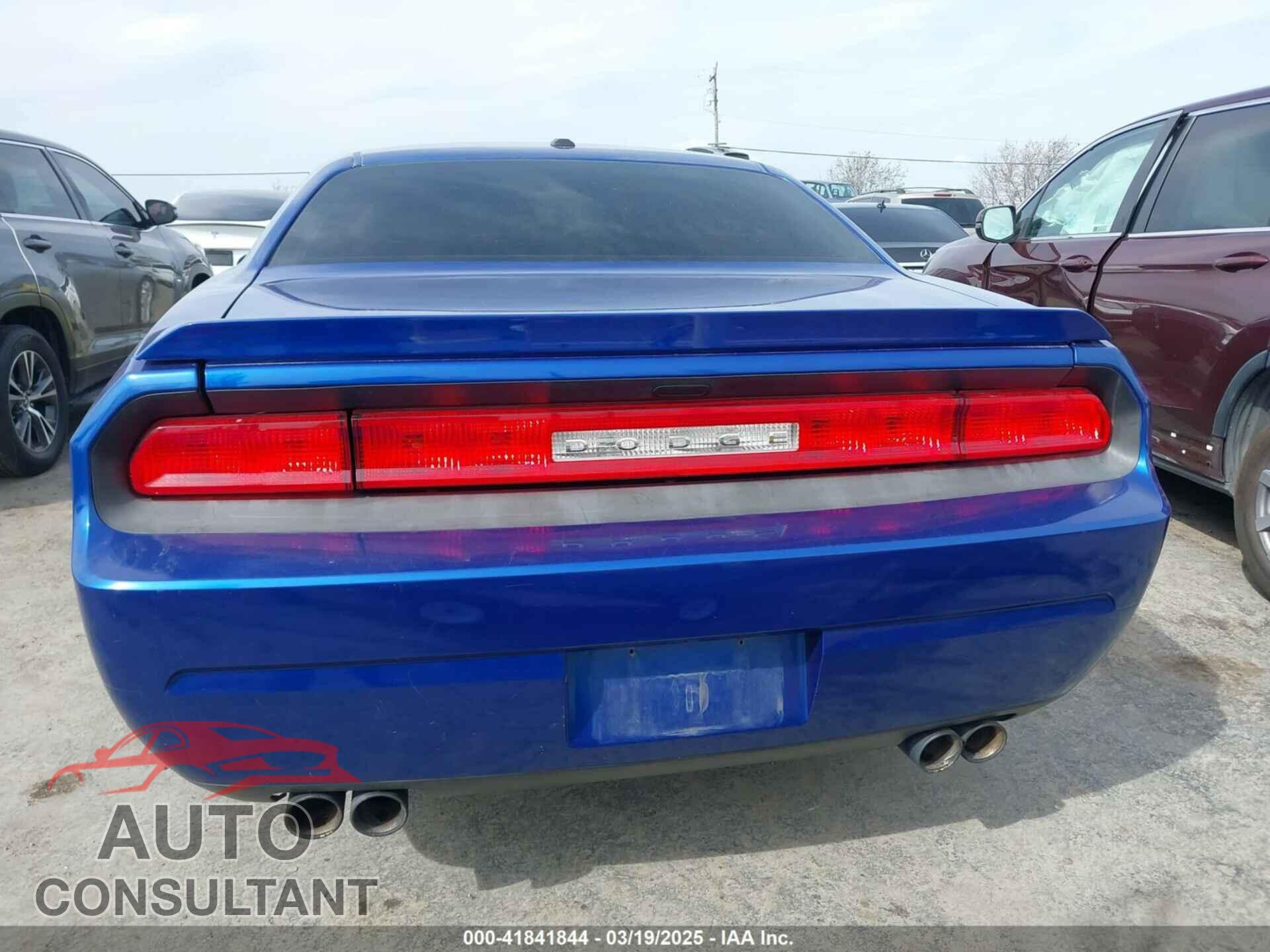 DODGE CHALLENGER 2012 - 2C3CDYBT5CH262396