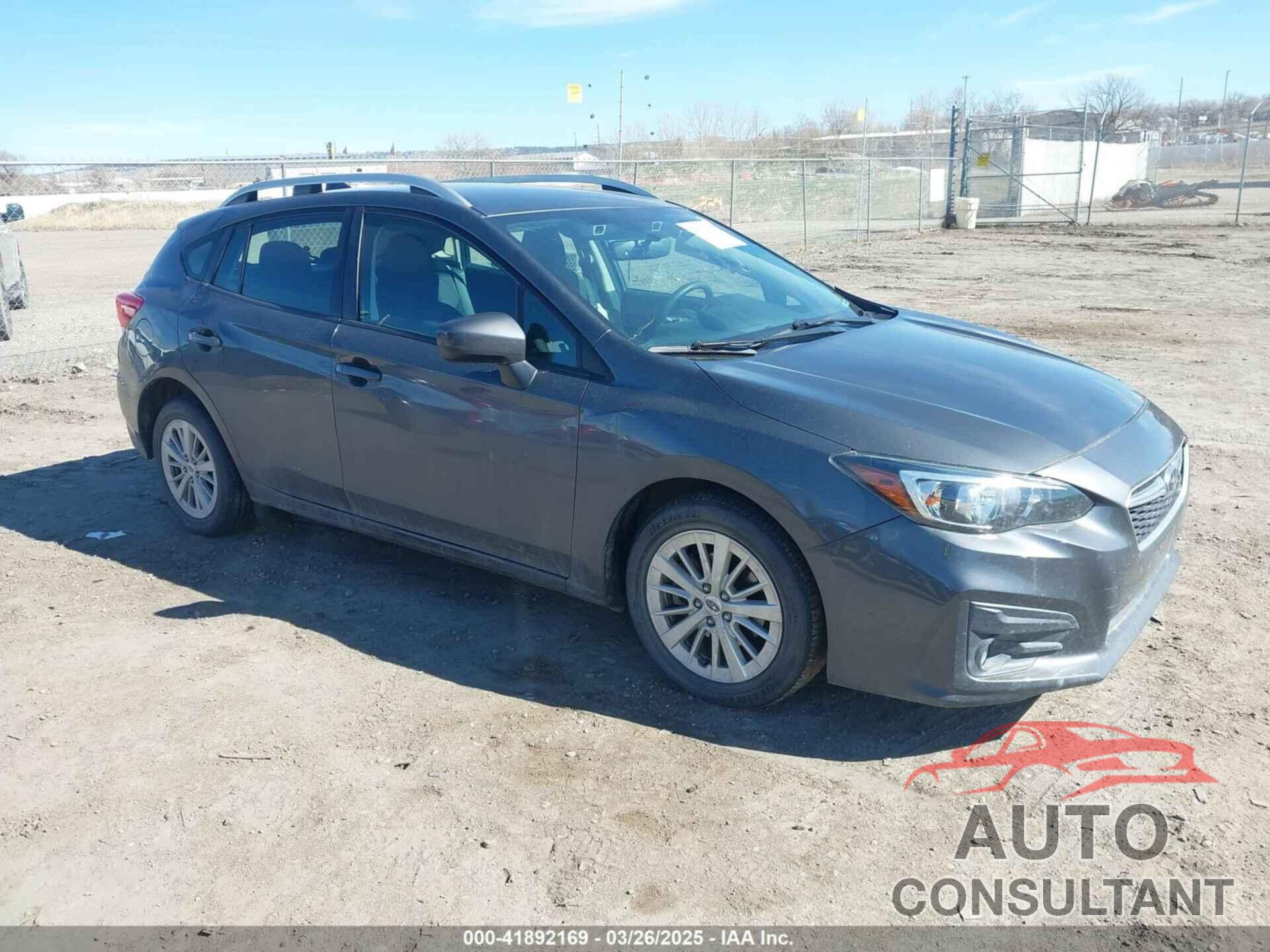 SUBARU IMPREZA 2018 - 4S3GTAD61J3701334