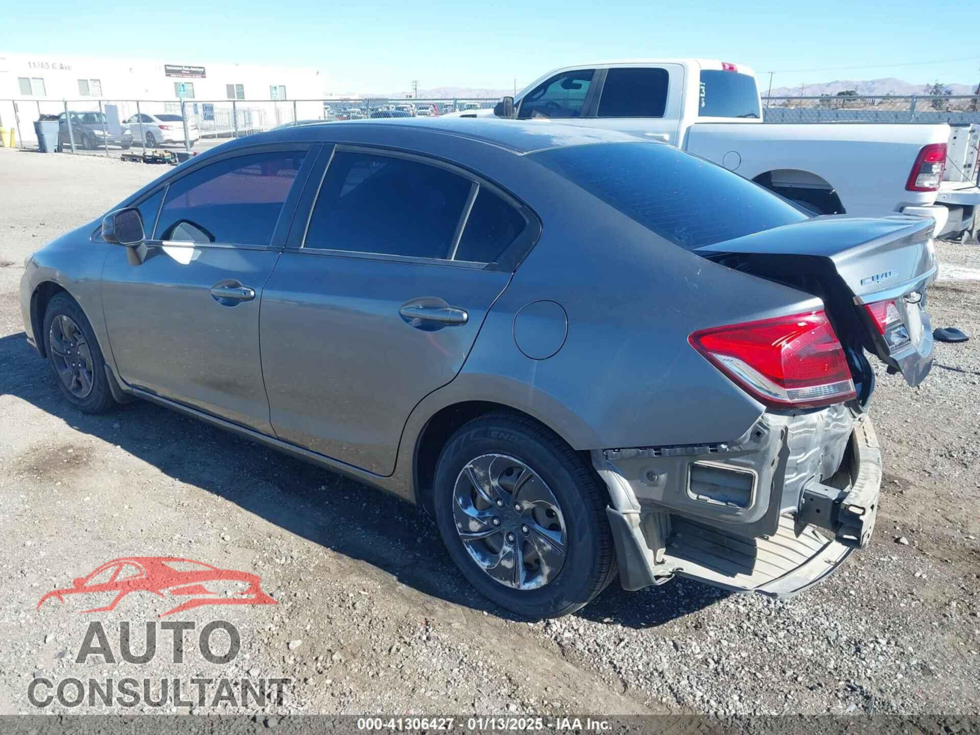 HONDA CIVIC 2013 - 19XFB2F55DE232237