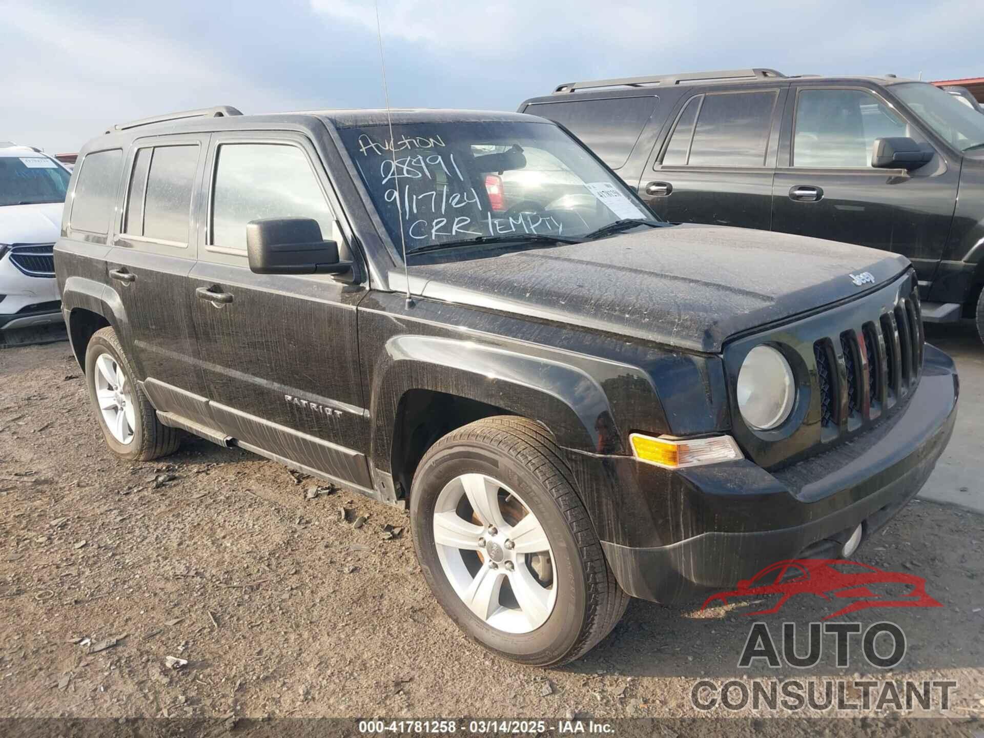 JEEP PATRIOT 2014 - 1C4NJPBB0ED628991